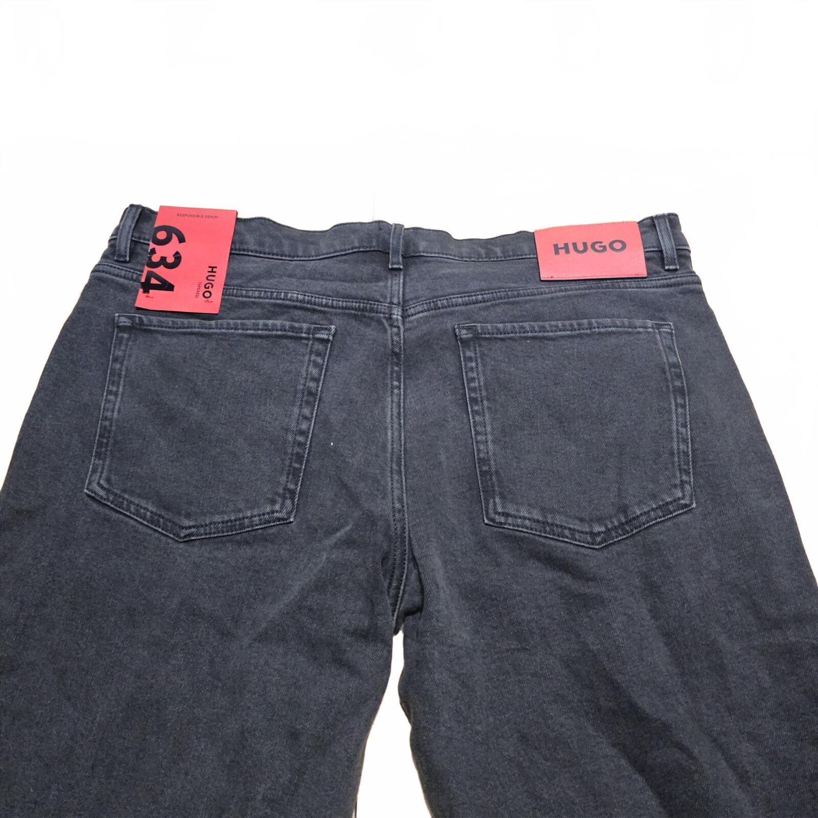 HUGO 634 Tapered Fit Jeans Charcoal W36 L32 BNWT *4.12