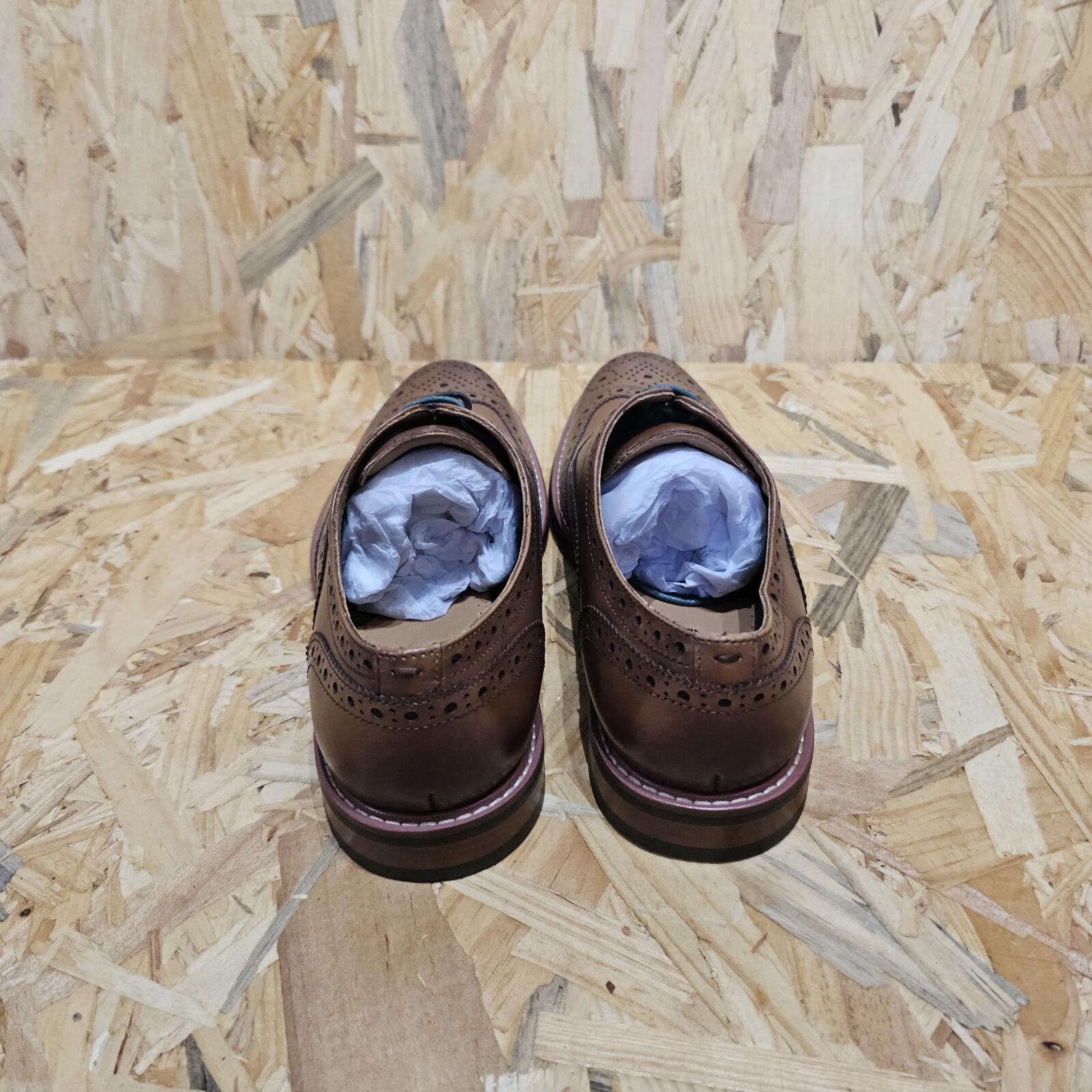 Dune London 'Palladium' Leather Brogues Brown Mens Size UK 7 EU  *SB17
