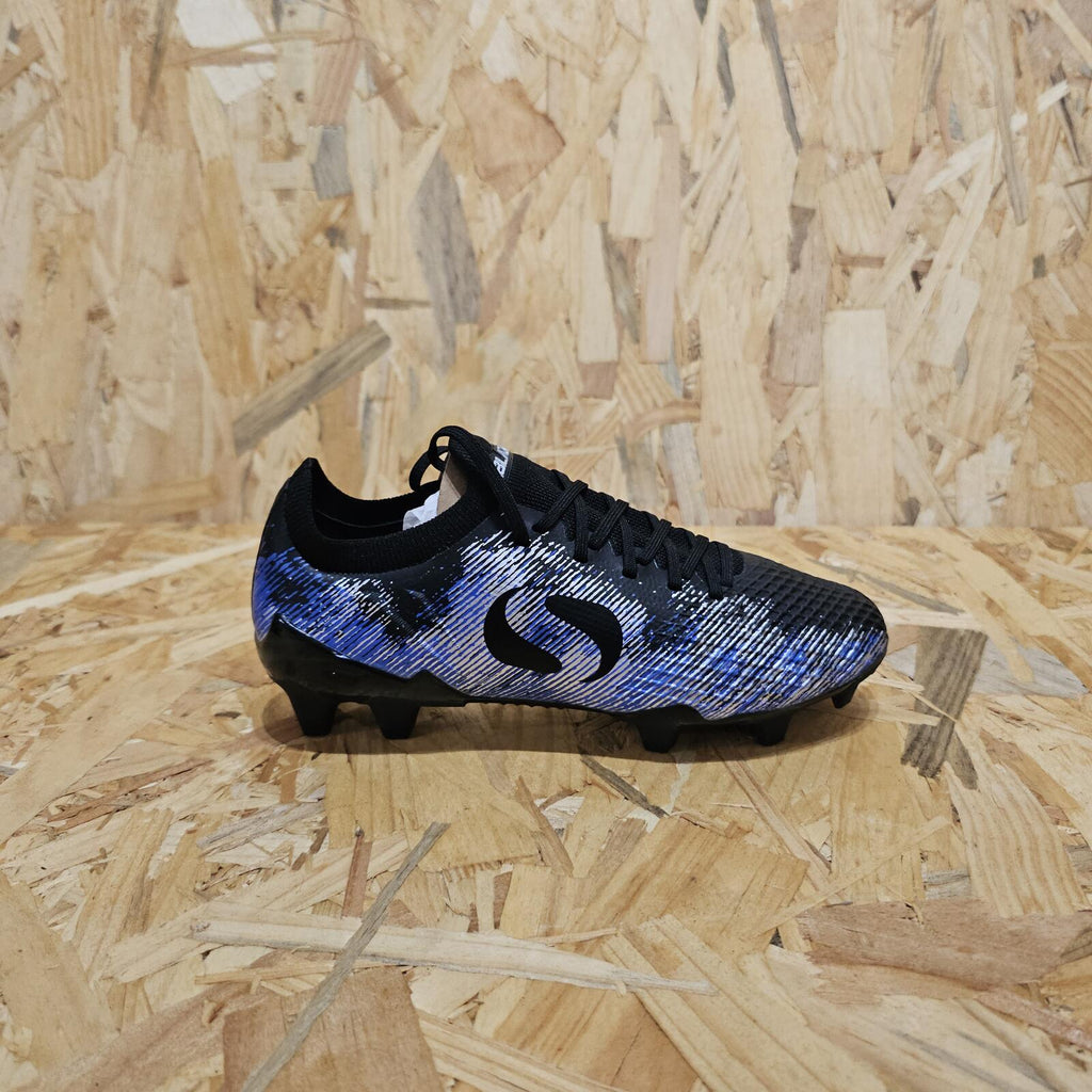 Sondico Blaze Childrens FG Football Boots Black Blue Size UK 1 EU 33 *SB17