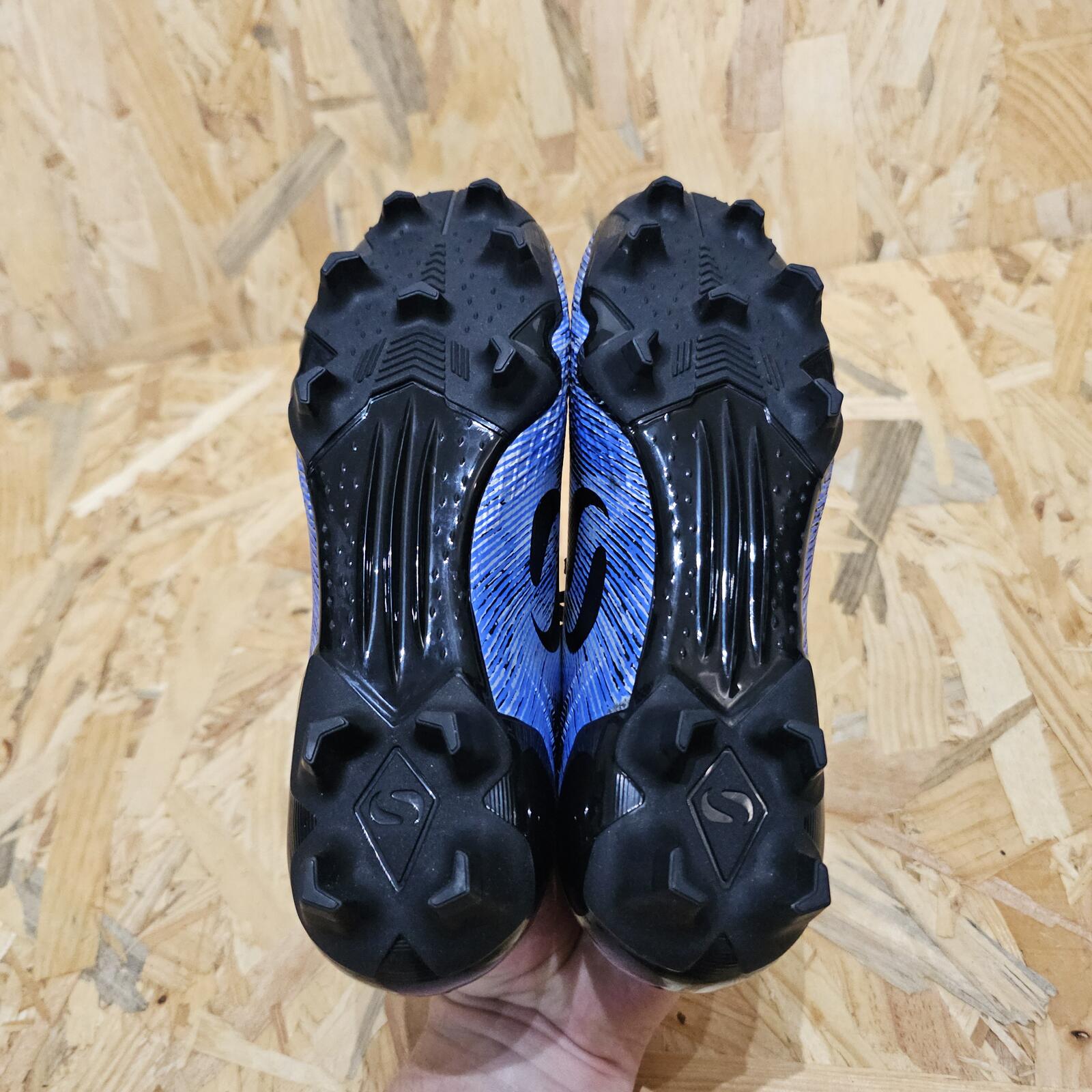 Sondico Blaze Childrens FG Football Boots Black Blue Size UK 1 EU 33 *SB17