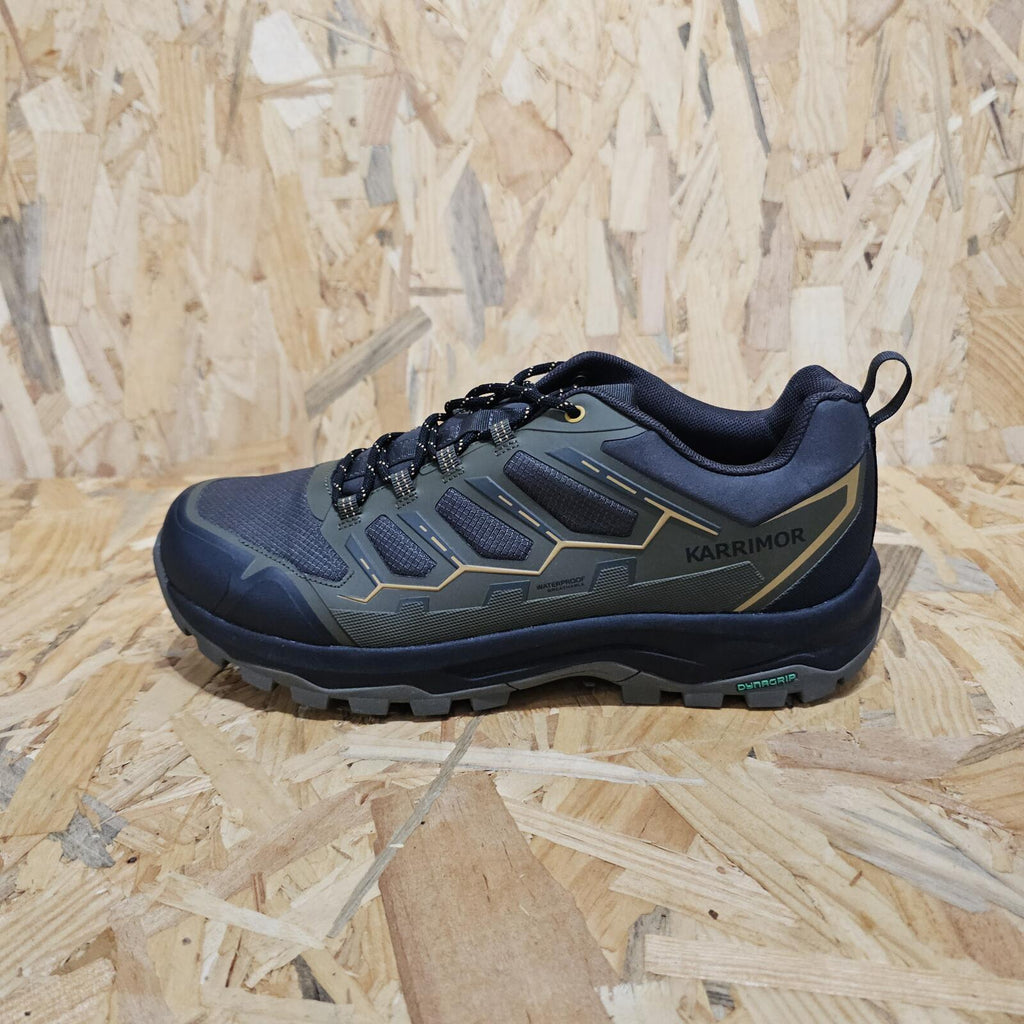 Karrimor Men's Hurricane Waterproof Hiking Shoes Green Size UK 10 EU 45 SB17