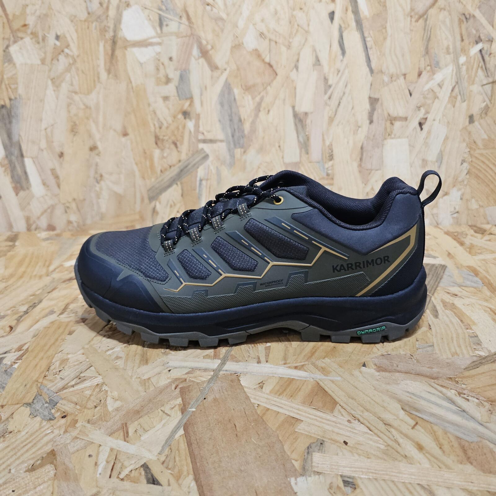 Karrimor Men's Hurricane Waterproof Hiking Shoes Green Size UK 10 EU 45 SB17
