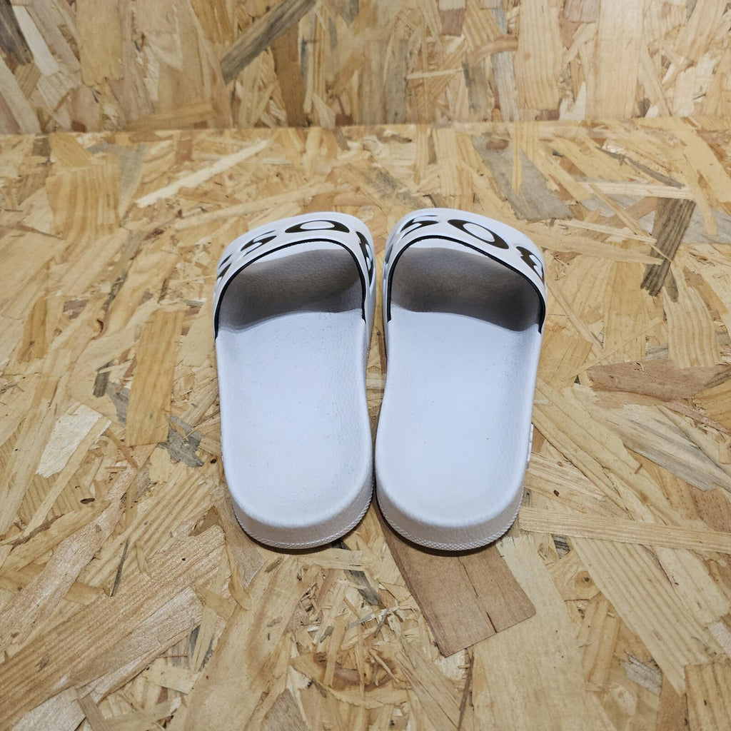 BOSS Aryeh Mens Comfy Slider Sandals with Logo White Size UK 7 EU 41 *SB6