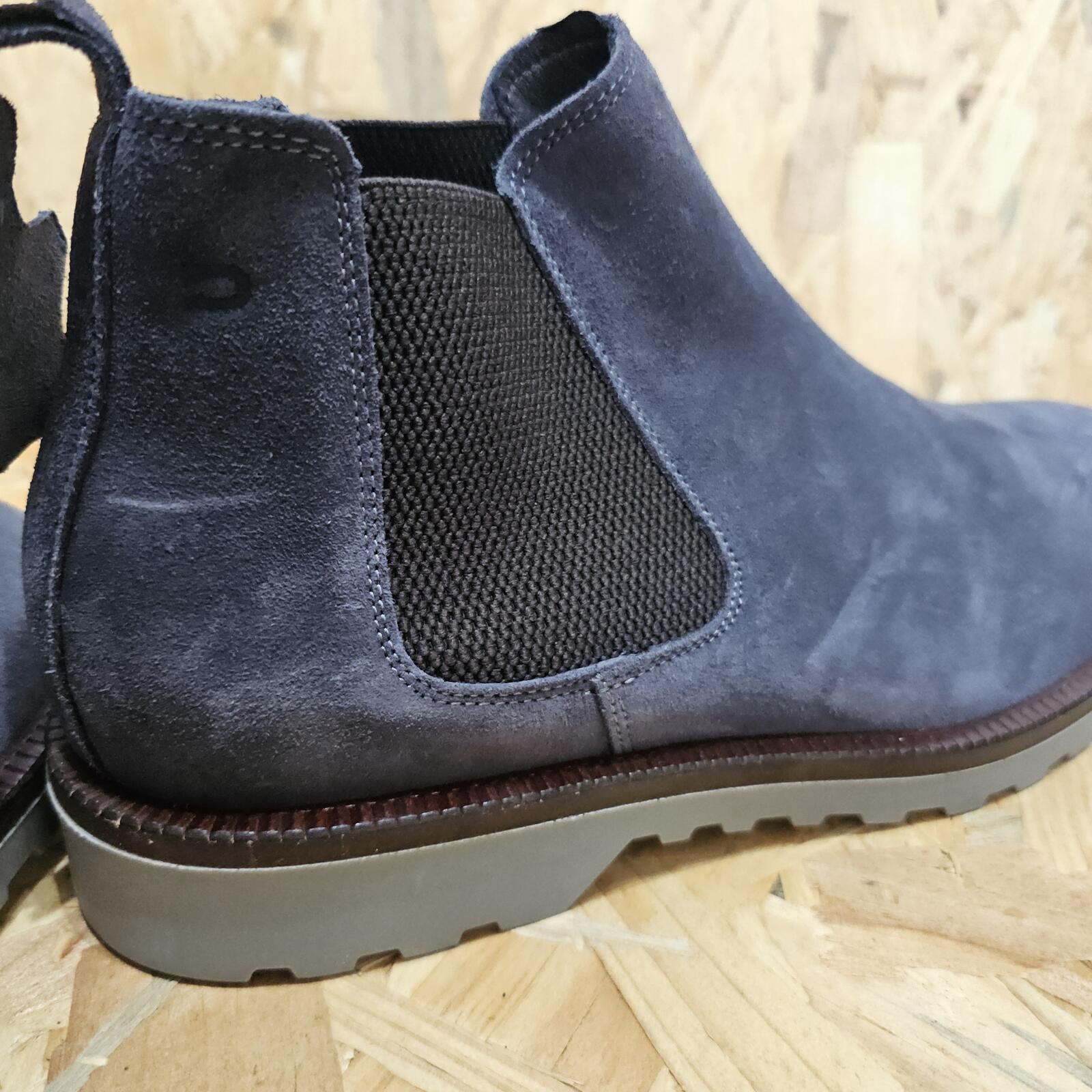 Deakins Mens Deaks Republic Chelsea Boots Suede Grey Size UK 11 EU 46 *SB6