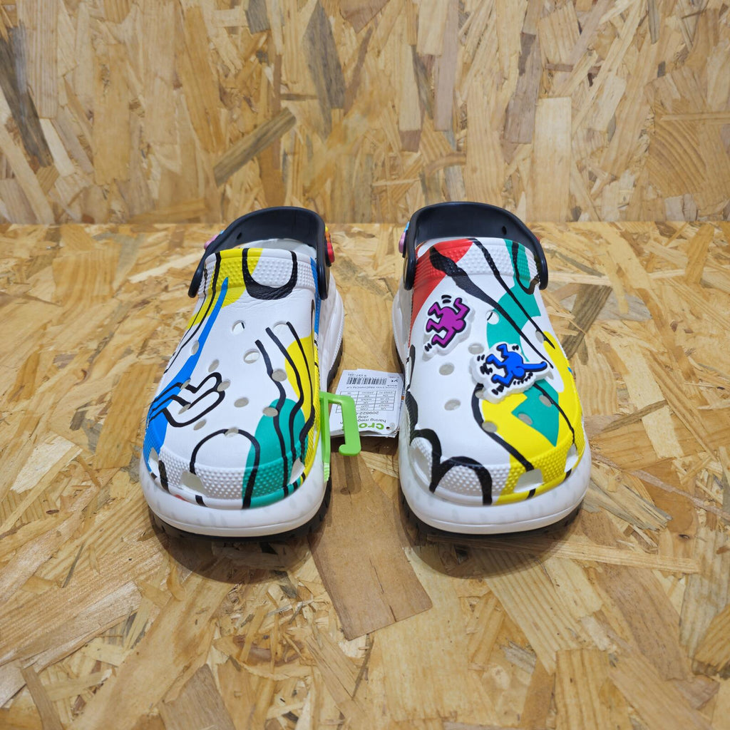 Crocs Women's Keith Haring Mega Crush Clog White Multi Size UK 5 EU 38 *SB7