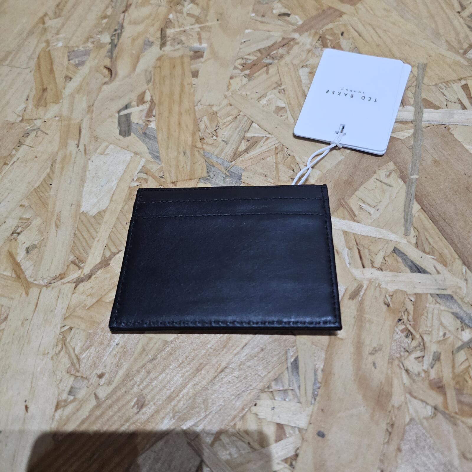 Ted Baker Garcina Card Holder Black Leather Ladies