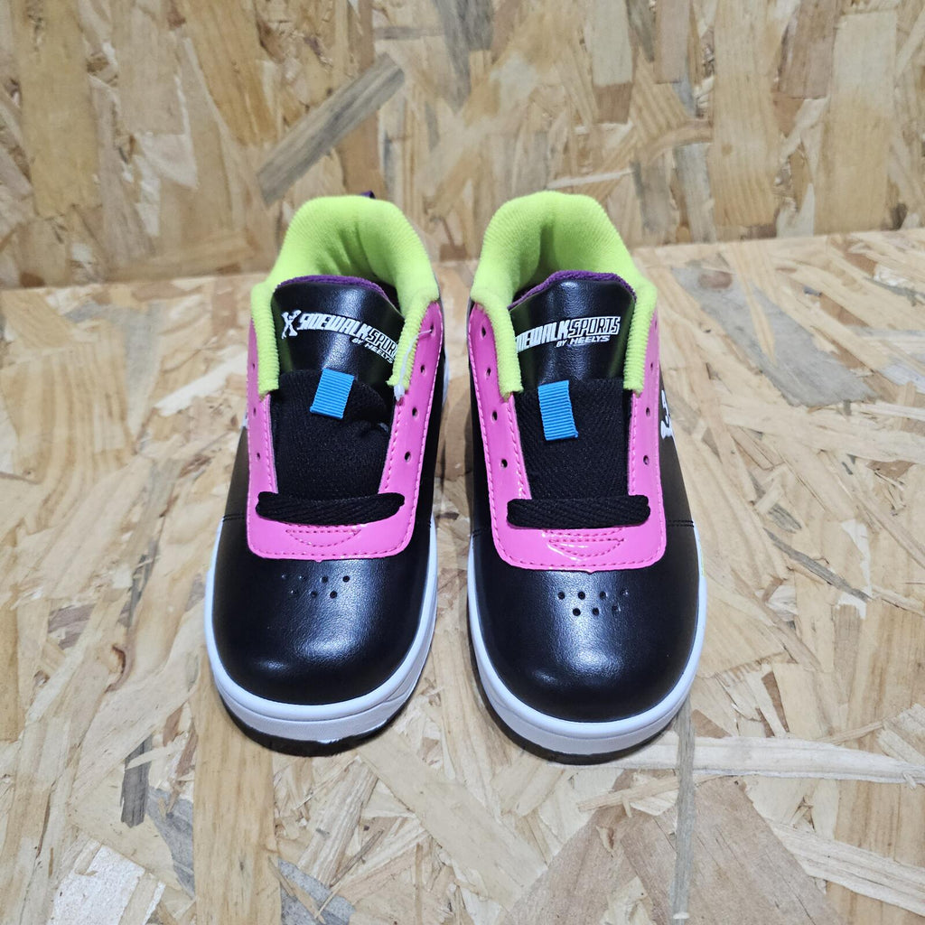 Sidewalk Sport Lane Girls Heely Shoes Black Pink Trainers Size UK C12 EU 31 *SB7