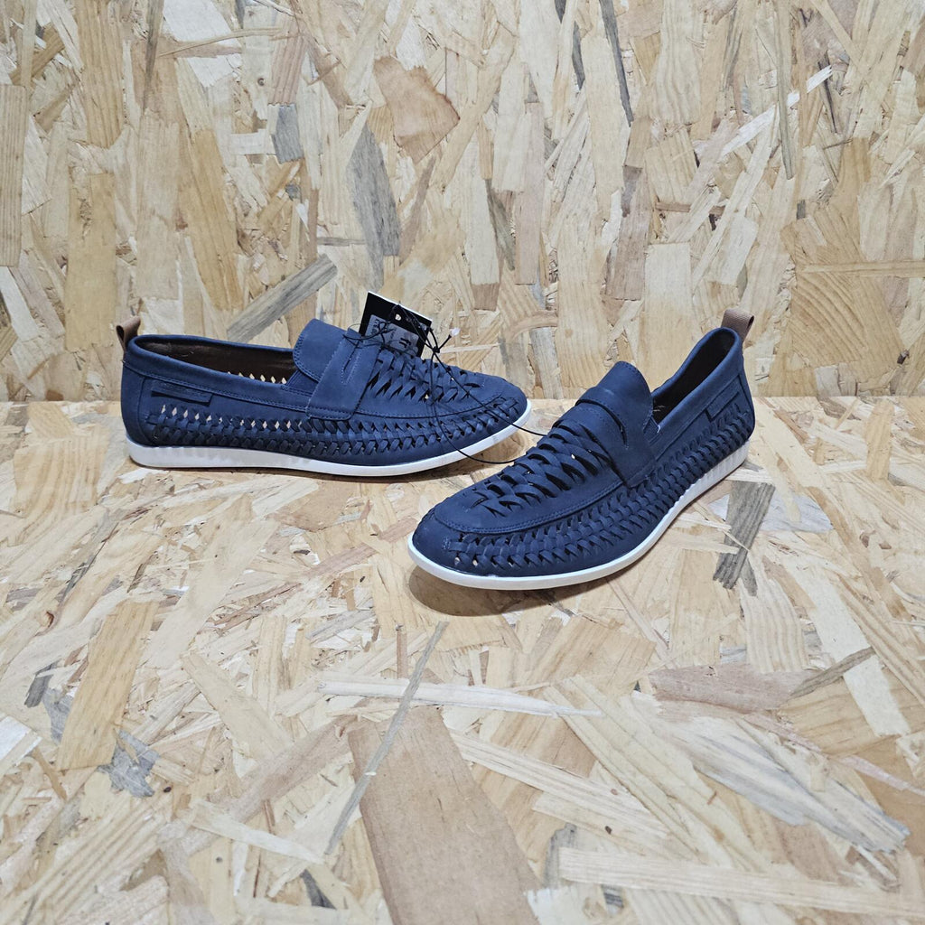 Threadbare Men's Aaron Loafer Navy Shoes Size UK 9 EU 43 *SB7
