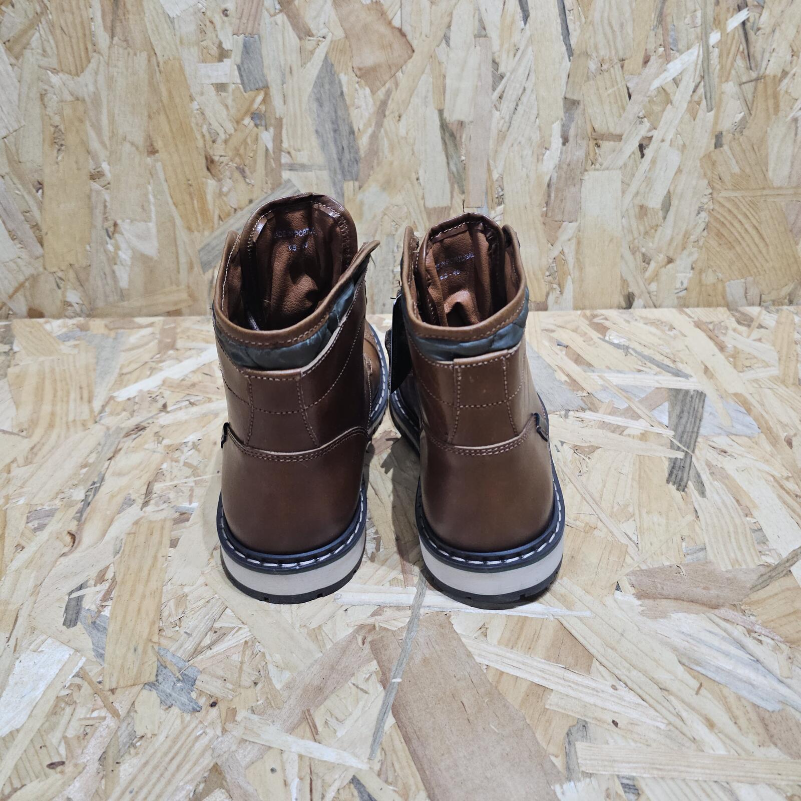 Firetrap Aubin Mess Boots Mens Brown Leather Size UK 6.5 EU 40 *SB16