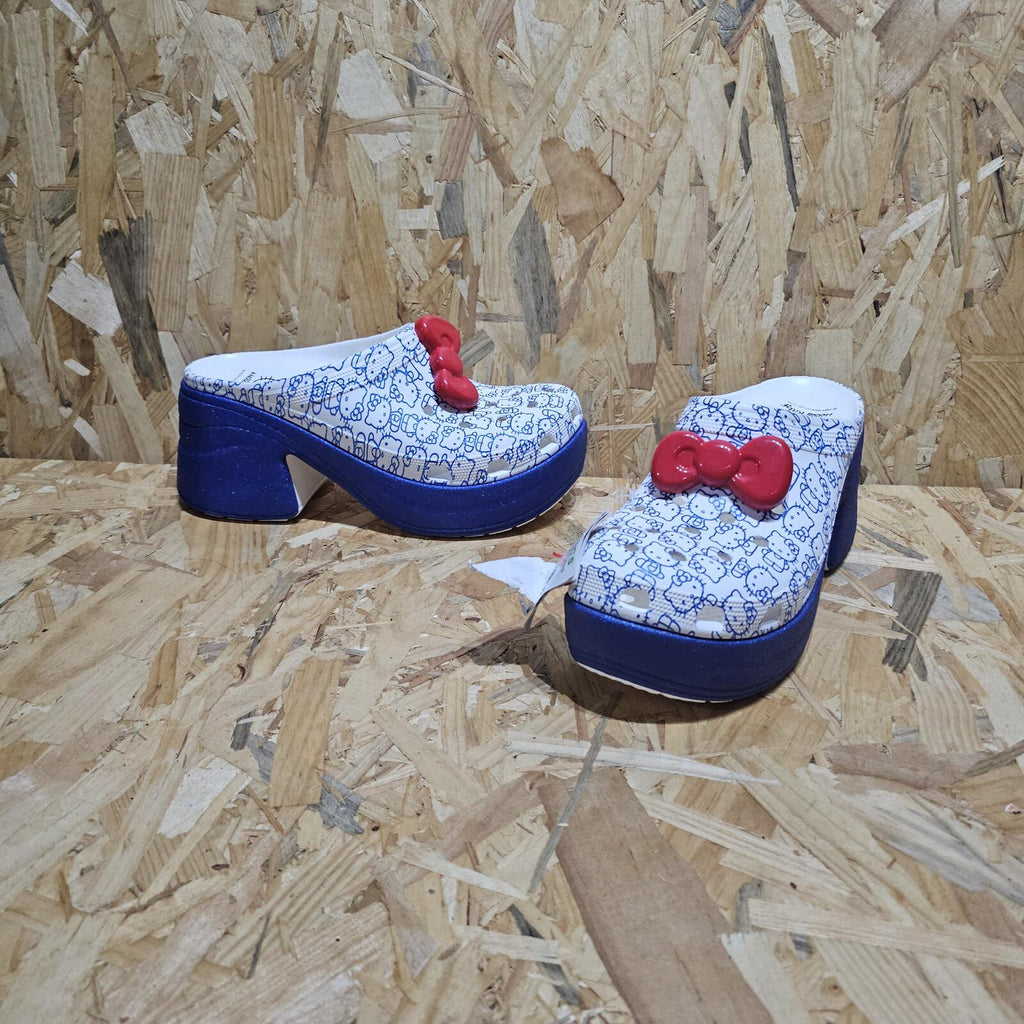 Crocs Unisex Adults Hello Kitty Siren Clogs Heel Size UK 11 Ex-Display *SB7