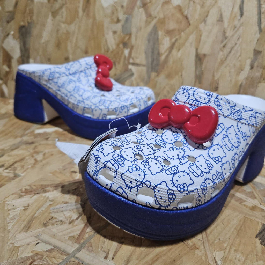 Crocs Unisex Adults Hello Kitty Siren Clogs Heel Size UK 11 Ex-Display *SB7
