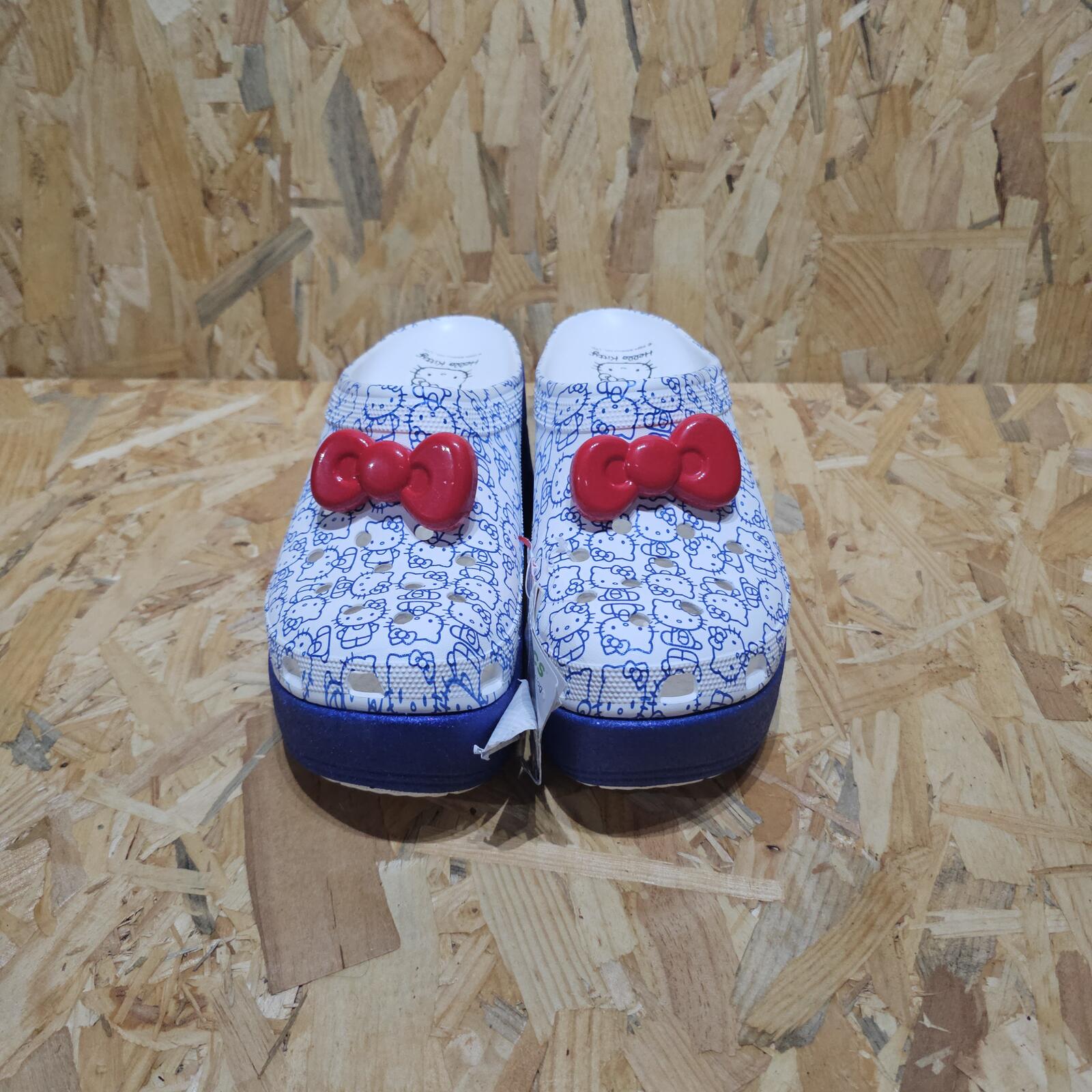 Crocs Unisex Adults Hello Kitty Siren Clogs Heel Size UK 11 Ex-Display *SB7