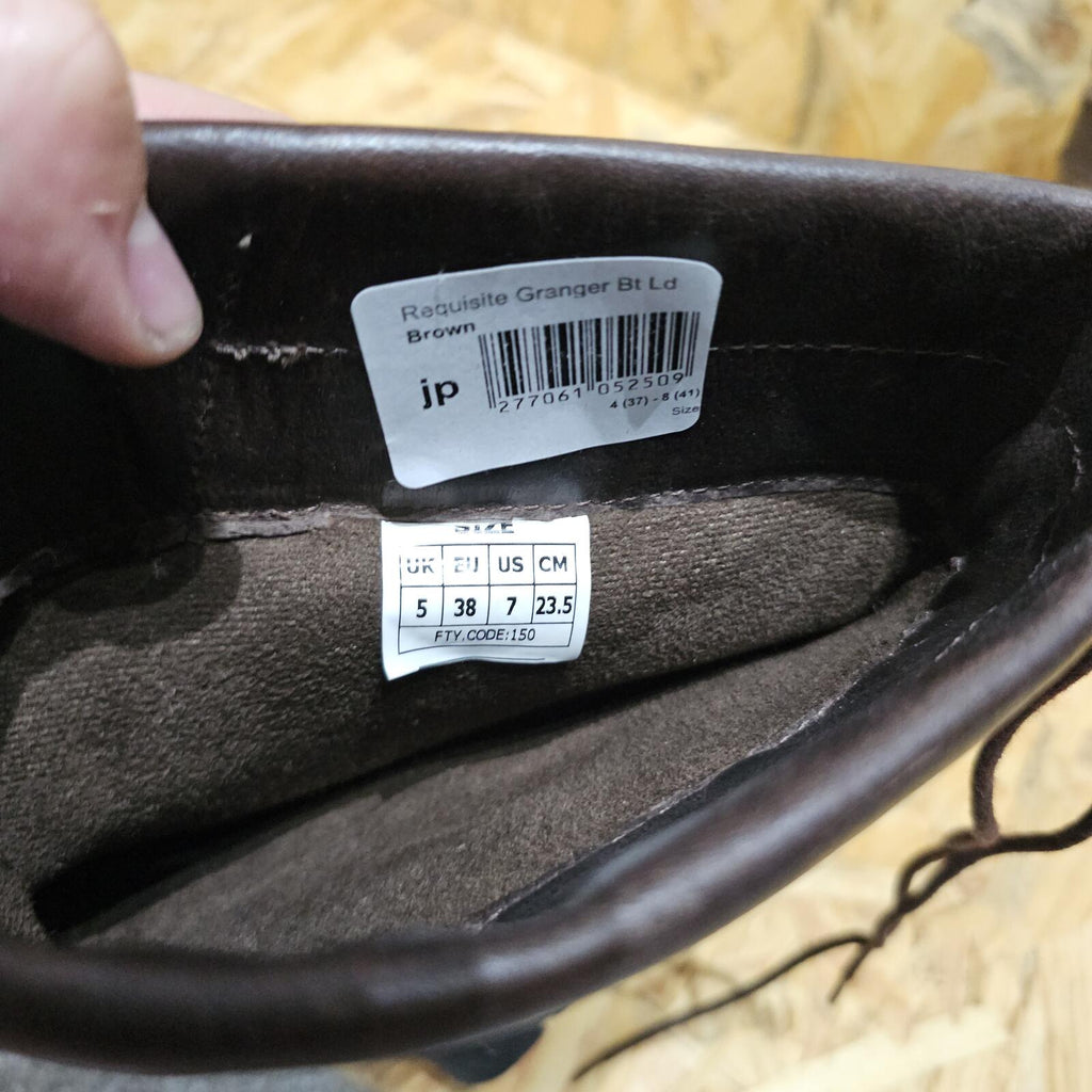 Requisite Granger Country Boots Brown Ladies Size UK 5 EU 38 *SB15