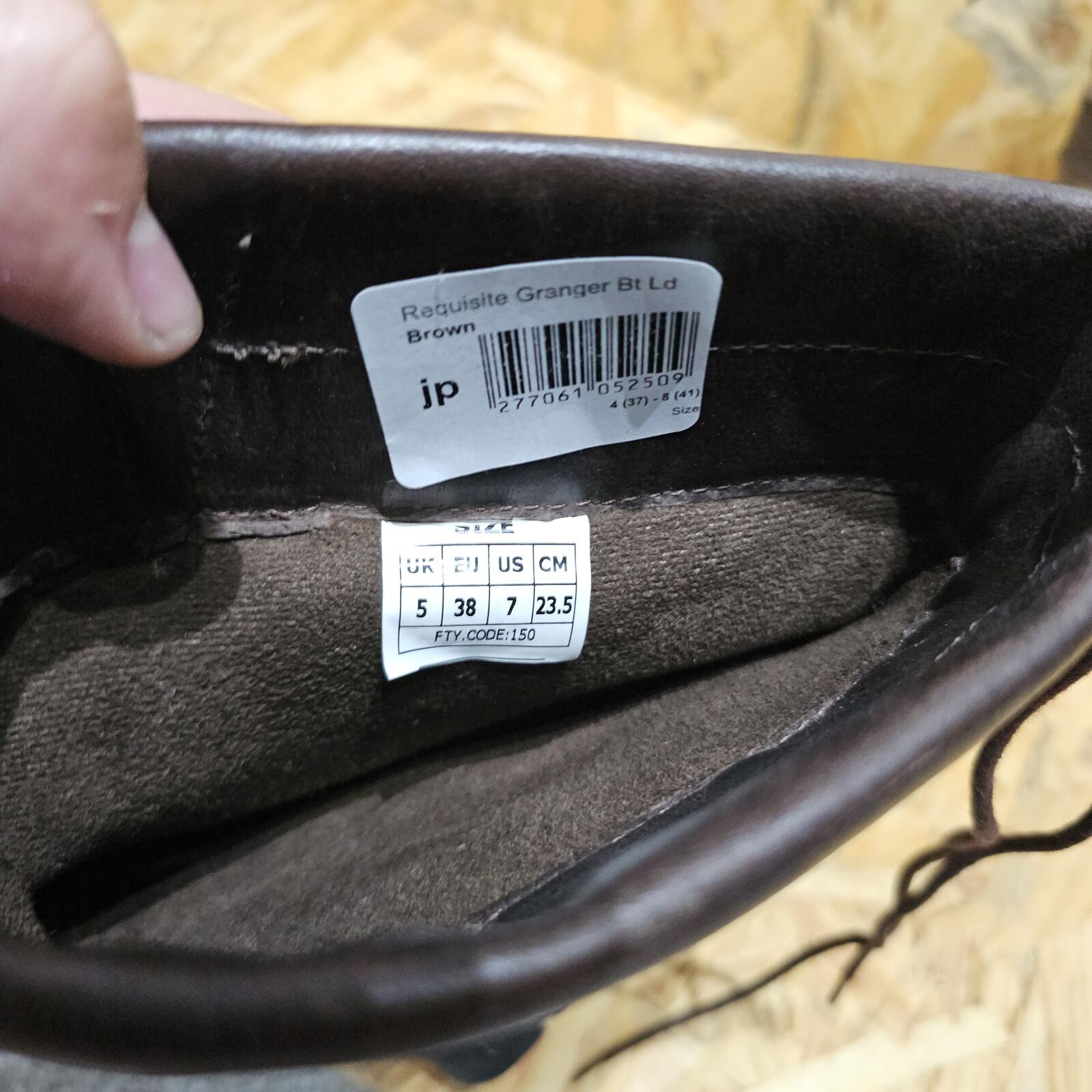 Requisite Granger Country Boots Brown Ladies Size UK 5 EU 38 *SB15