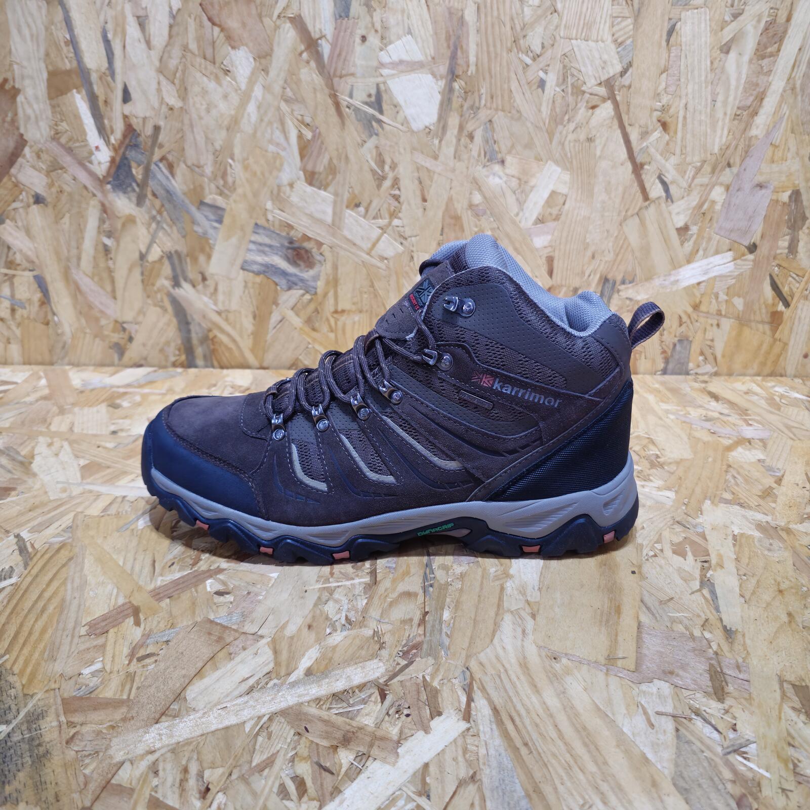 Karrimor Mount Waterproof Walking Boots Mens Brown Size UK 14 EU 48 *SB9