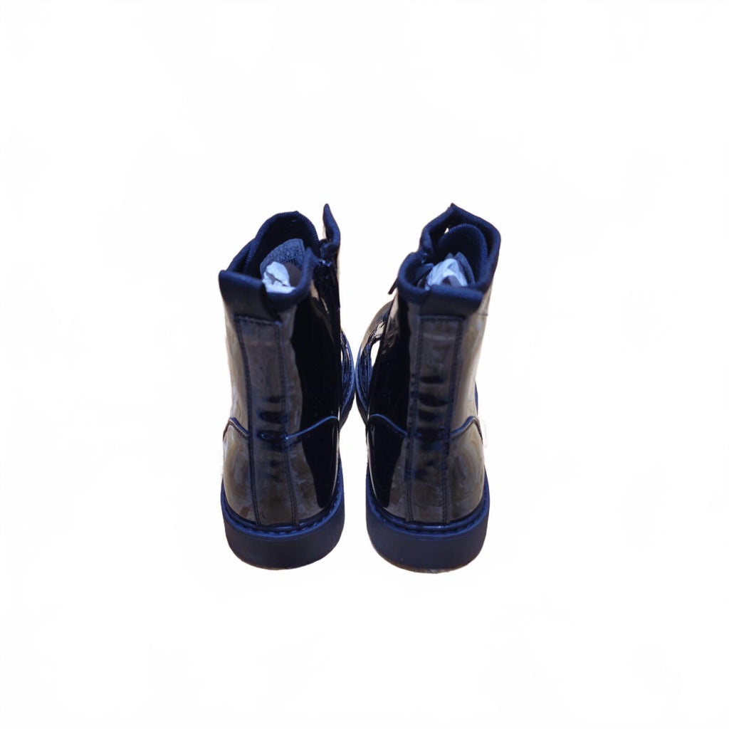 Miso Brandi Boots Childrens Black Biker Size UK 2 EU 34 *SB1