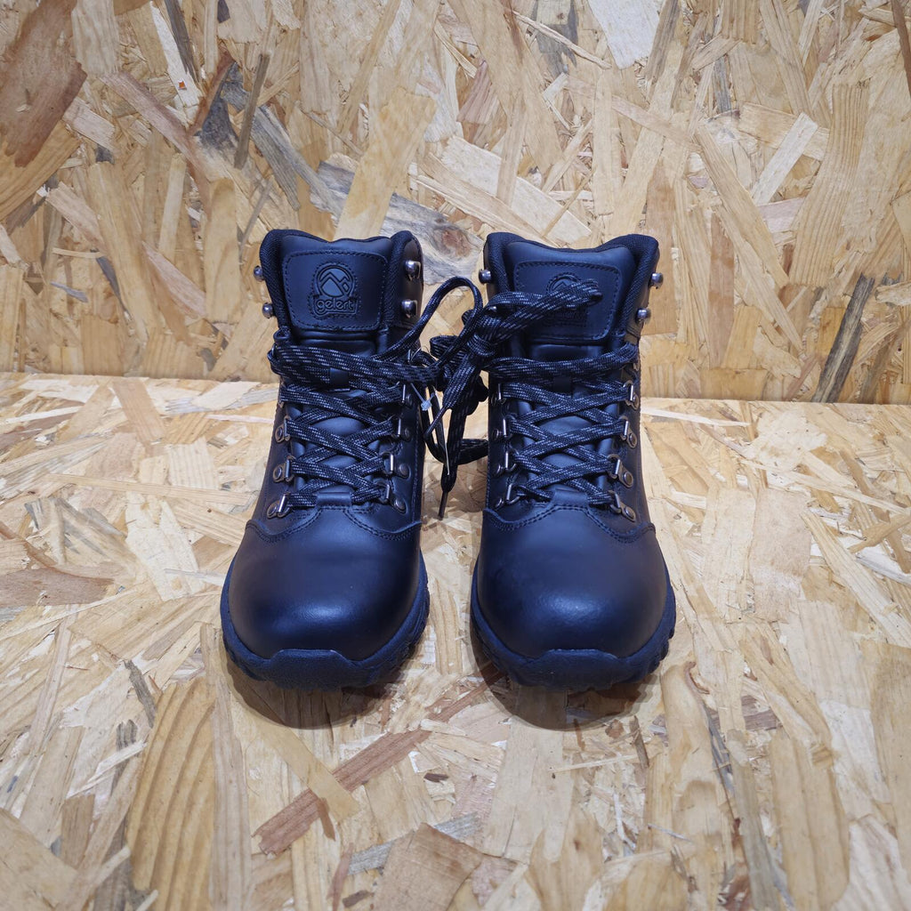 Gelert Leather Waterproof Walking Boots Mens Black Size UK 7.5 EU 41.5 *SB19