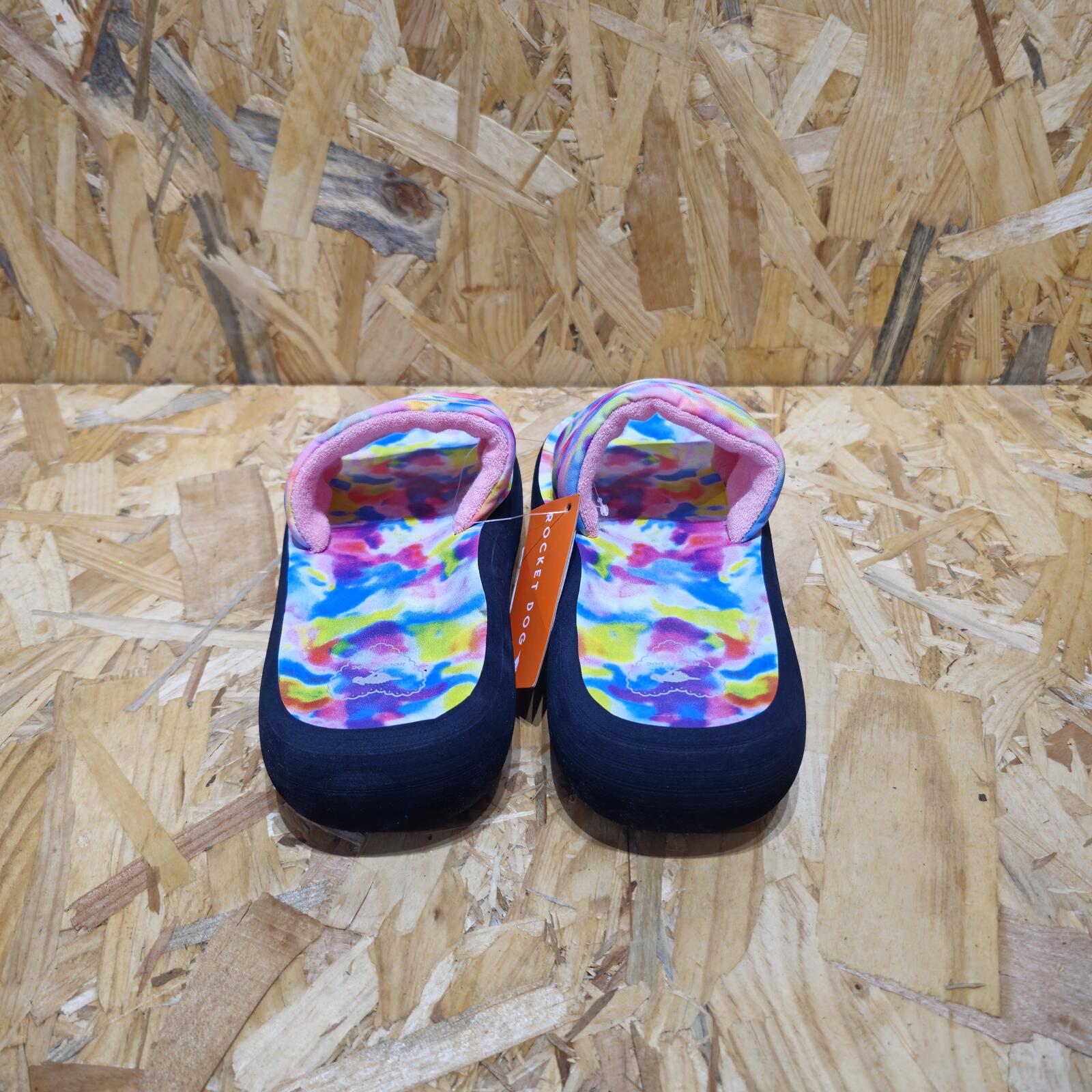 Rocket Dog Splash Loyal Tie Dye Sandal Ladies Size UK 7 EU 40 *SB20