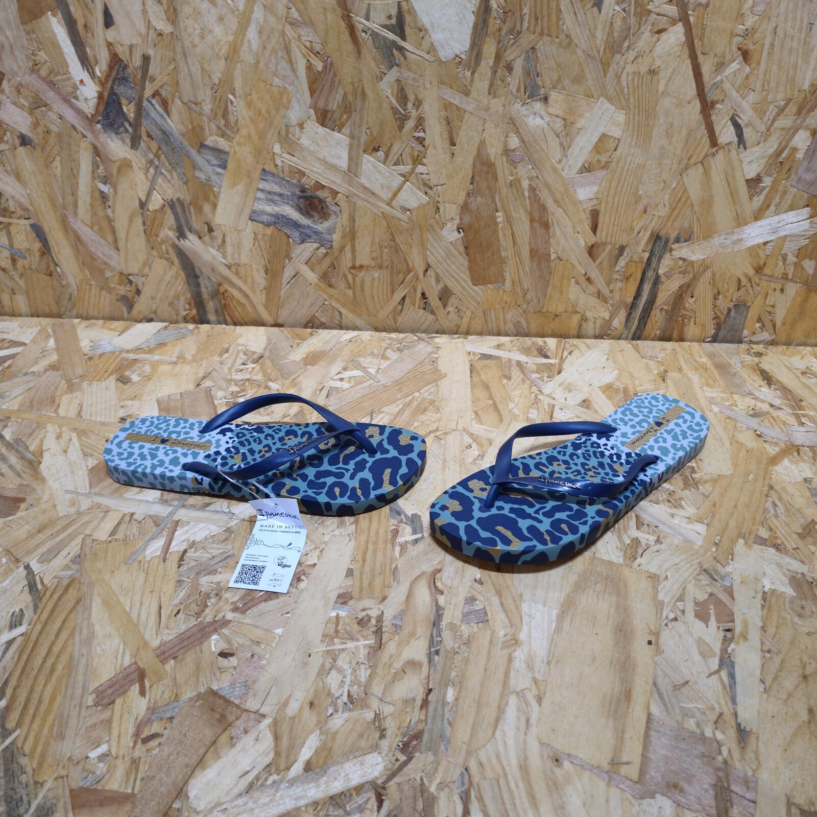 Ipanema Animal Print VI Fem Flip Flops Leopard Size UK 6 EU 39 *FF1