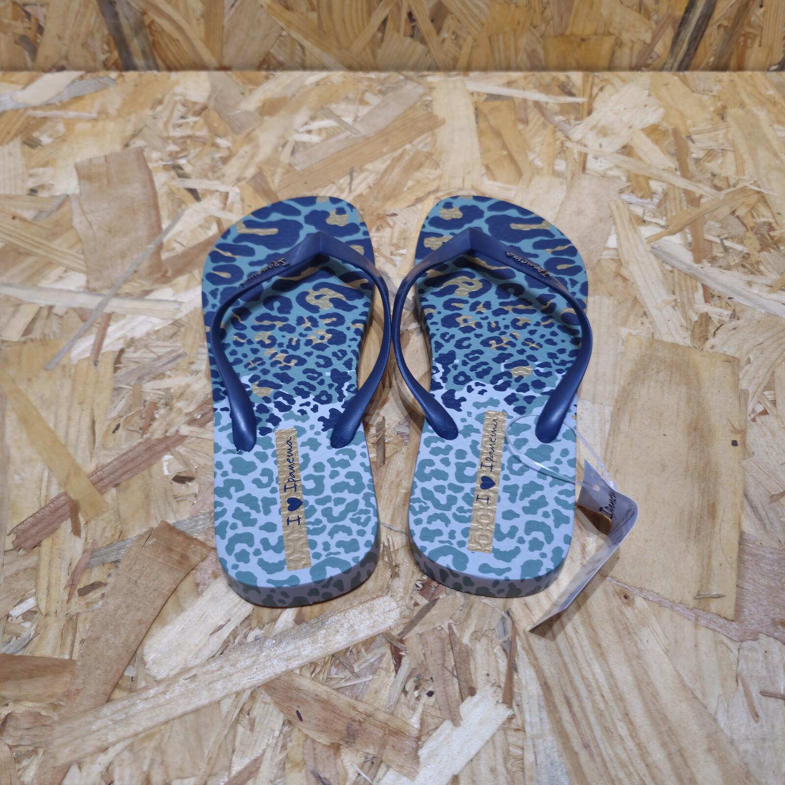 Ipanema Animal Print VI Fem Flip Flops Leopard Size UK 6 EU 39 *FF1