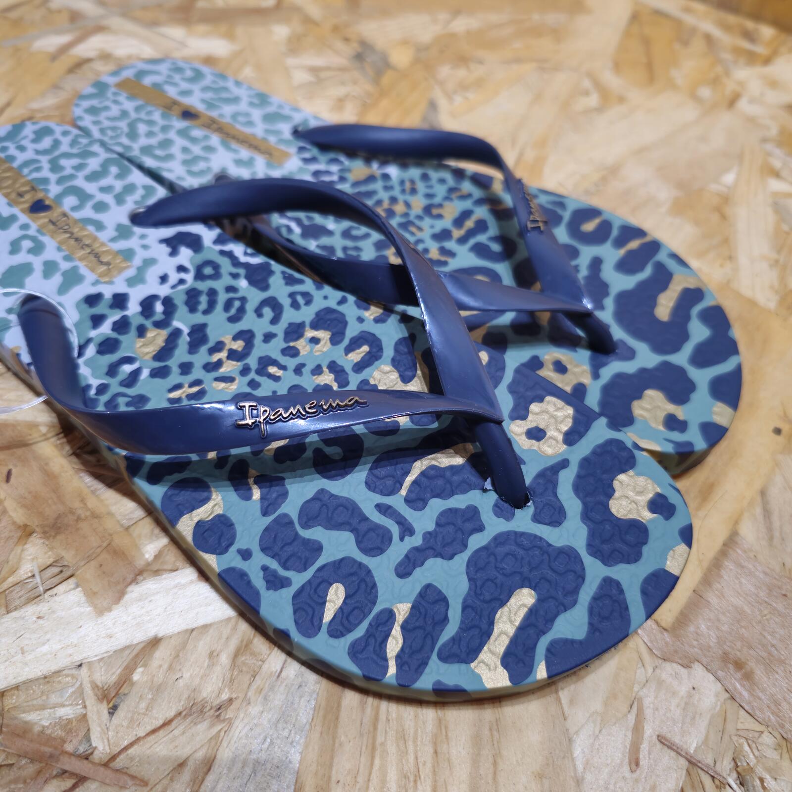 Ipanema Animal Print VI Fem Flip Flops Leopard Size UK 6 EU 39 *FF1