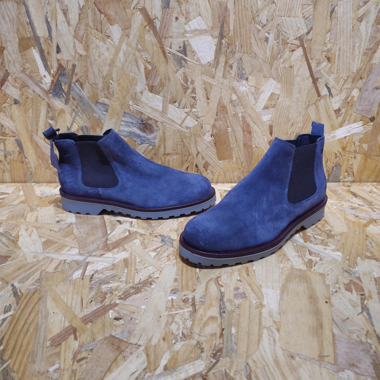 Deakins Mens Deaks Republic Chelsea Boots Suede Grey Size UK 8 EU 42 *SB19