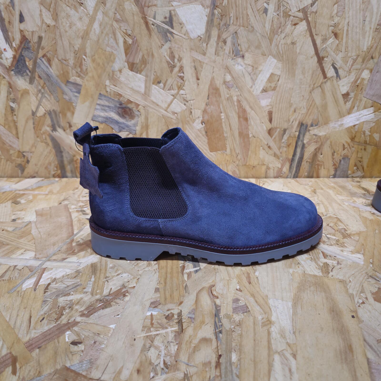 Deakins Mens Deaks Republic Chelsea Boots Suede Grey Size UK 8 EU 42 *SB19