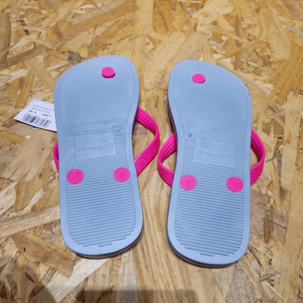 Ipanema Womens Classic Brazil II Fem Flip Flops Blue Pink Size UK 5 EU 38 *SB1