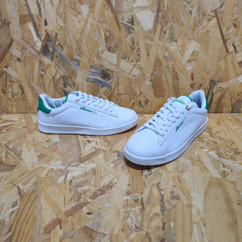 Ellesse Cupsole Classic Trainers Men White Green Ex-Display Size UK 7 EU 41 *SB6