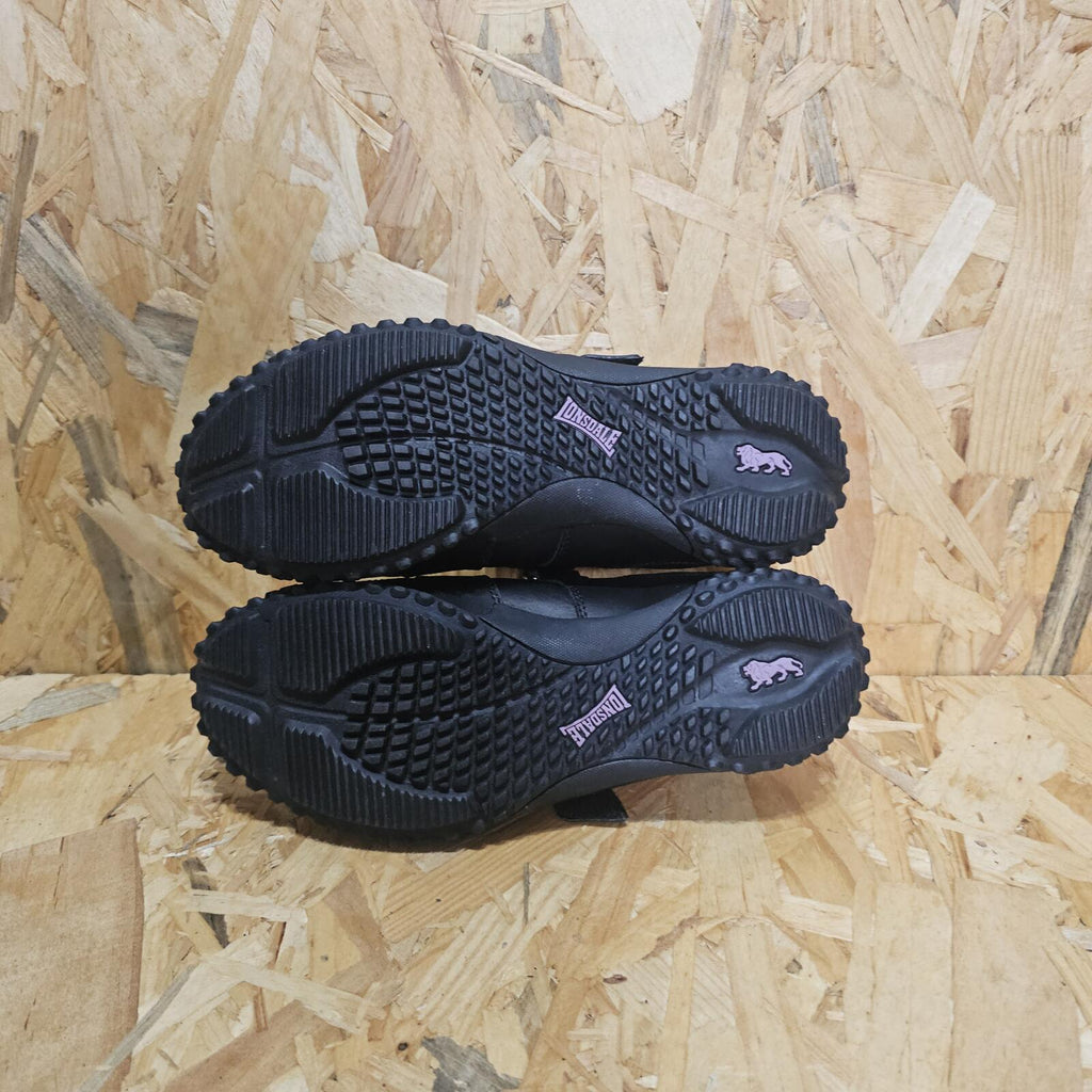 Lonsdale Fulham Ladies Trainers Black Strap Size UK 4.5 *SB19