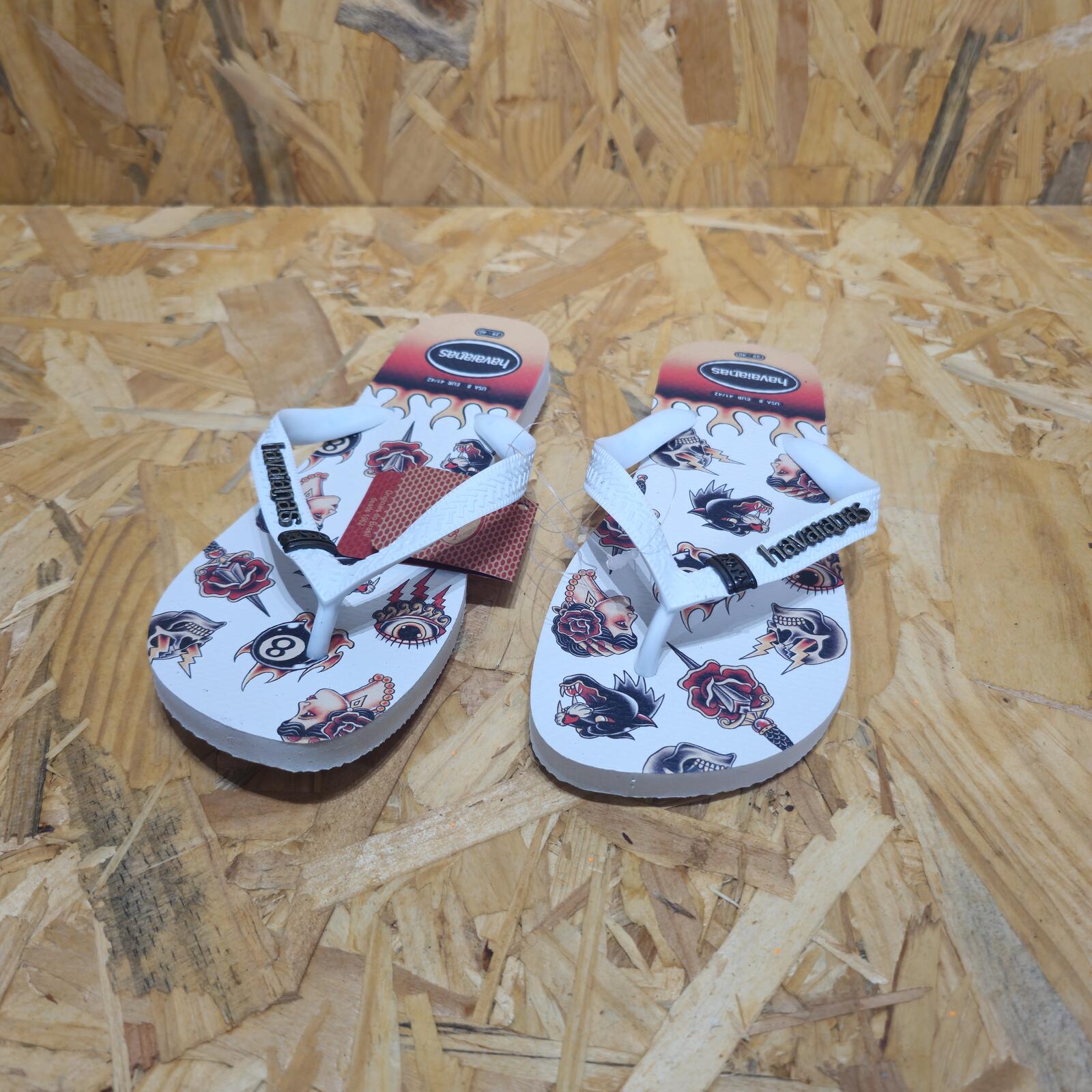 Havaianas Top Tribo Summer Flip Flops Unisex Size UK 7 Mens UK 7/8 Womens EU 41