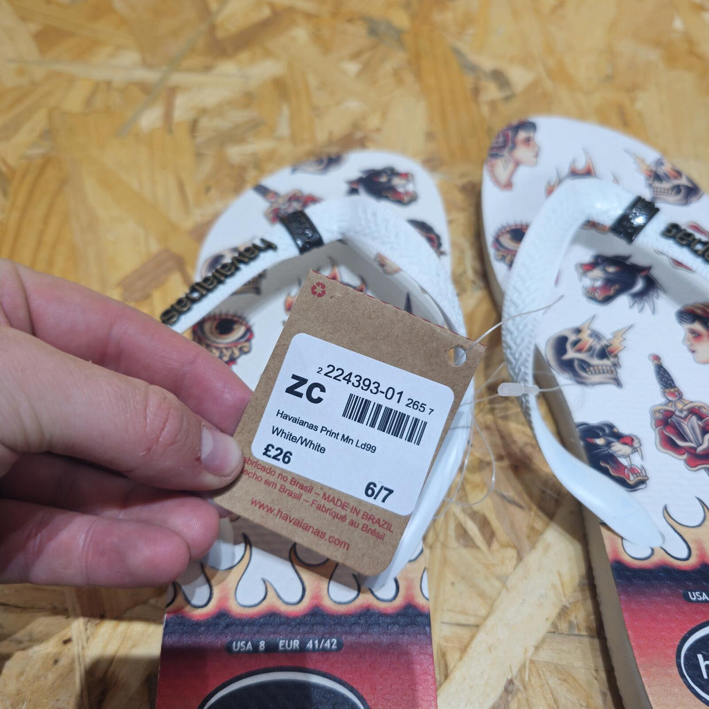 Havaianas Top Tribo Summer Flip Flops Unisex Size UK 7 Mens UK 7/8 Womens EU 41
