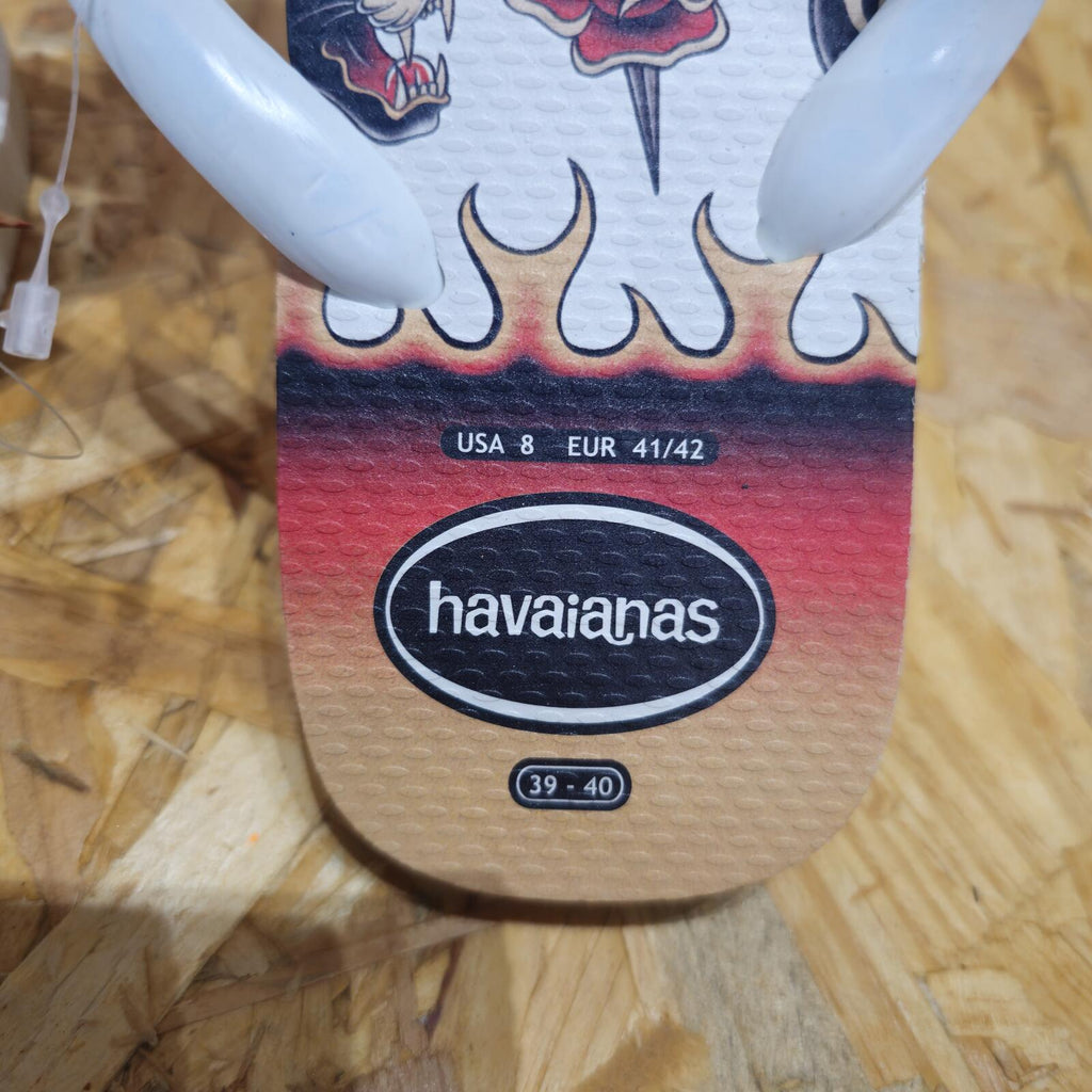 Havaianas Top Tribo Summer Flip Flops Unisex Size UK 7 Mens UK 7/8 Womens EU 41