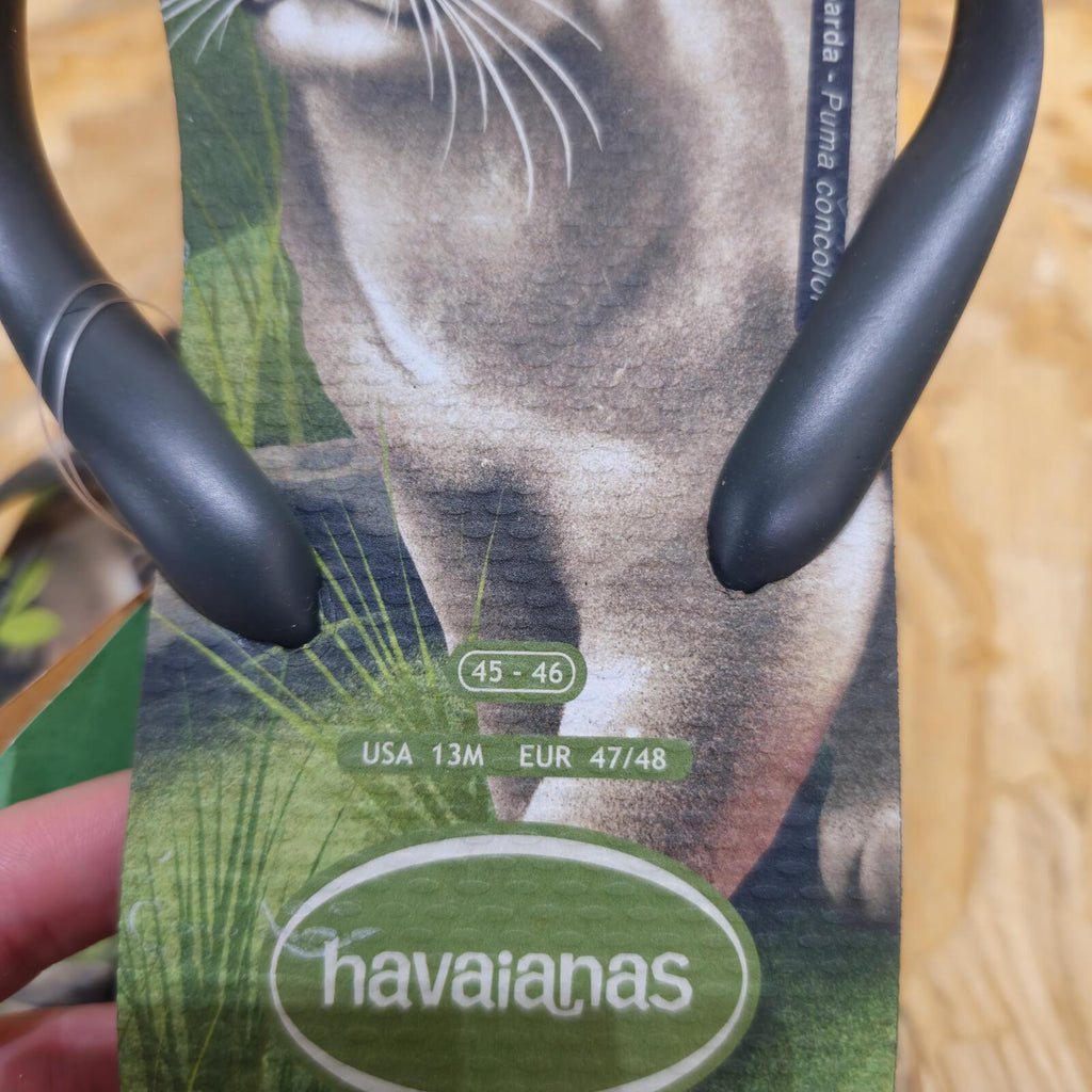 Havaianas Adventurous Flip Flops Mens Sandals IPE Olive Green Wildcat Size UK 11