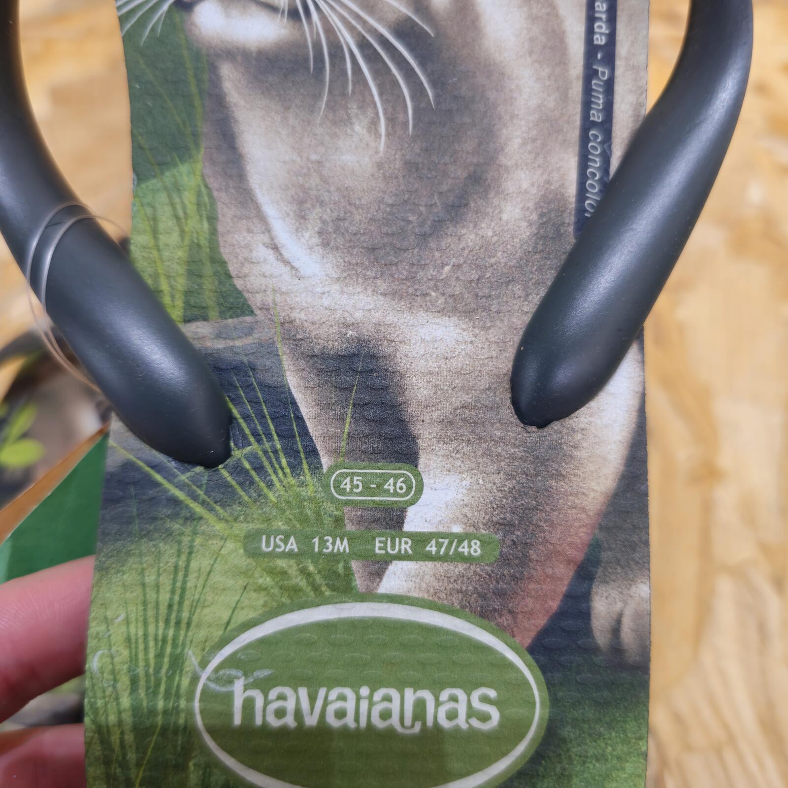 Havaianas Adventurous Flip Flops Mens Sandals IPE Olive Green Wildcat Size UK 11