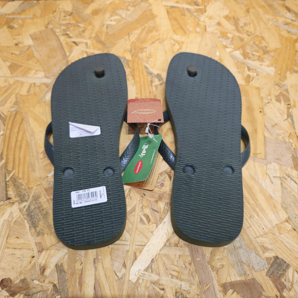 Havaianas Adventurous Flip Flops Mens Sandals IPE Olive Green Wildcat Size UK 11