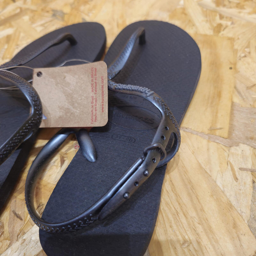 Havaianas Women's Twist Black Flip Flops Size UK 6 EU 39