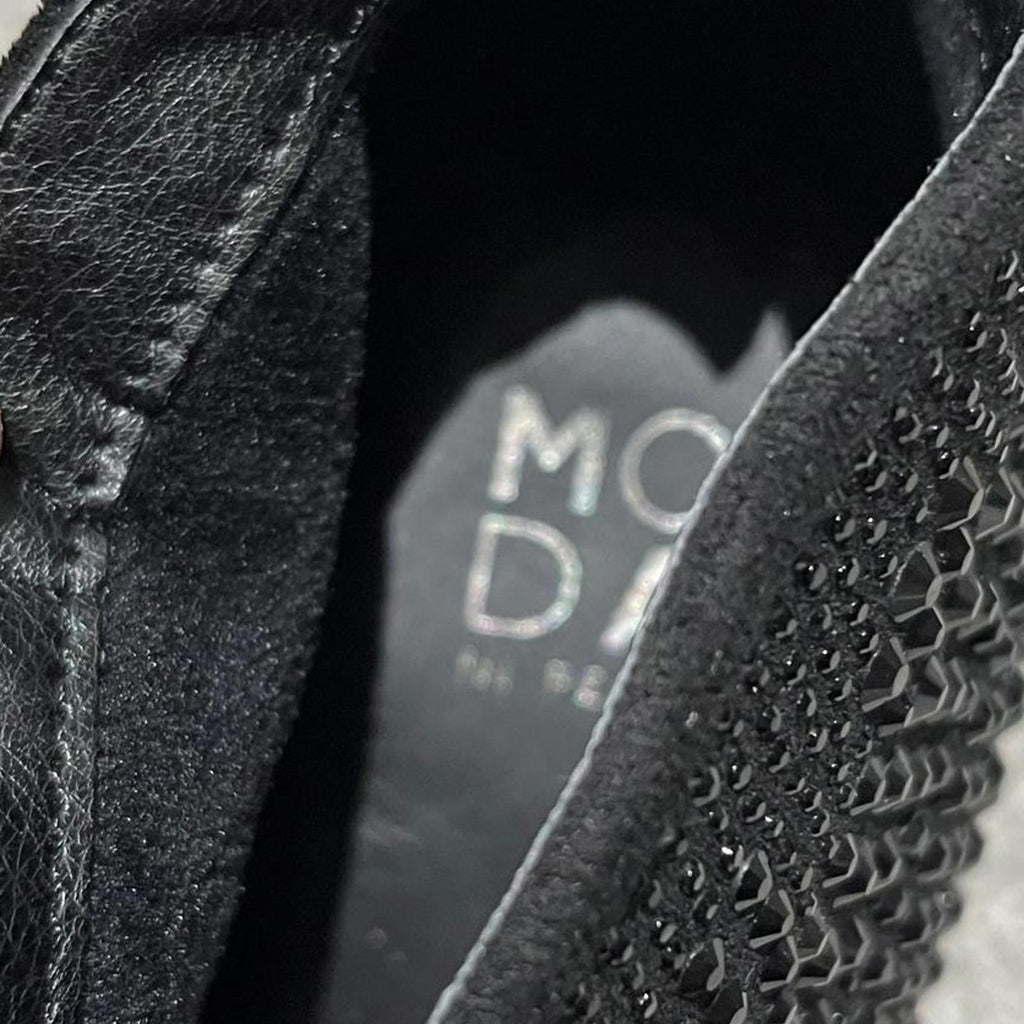 Moda in Pelle Zayni Heeled Boot Jewlled Black Size UK 4 EU 37 *SB12