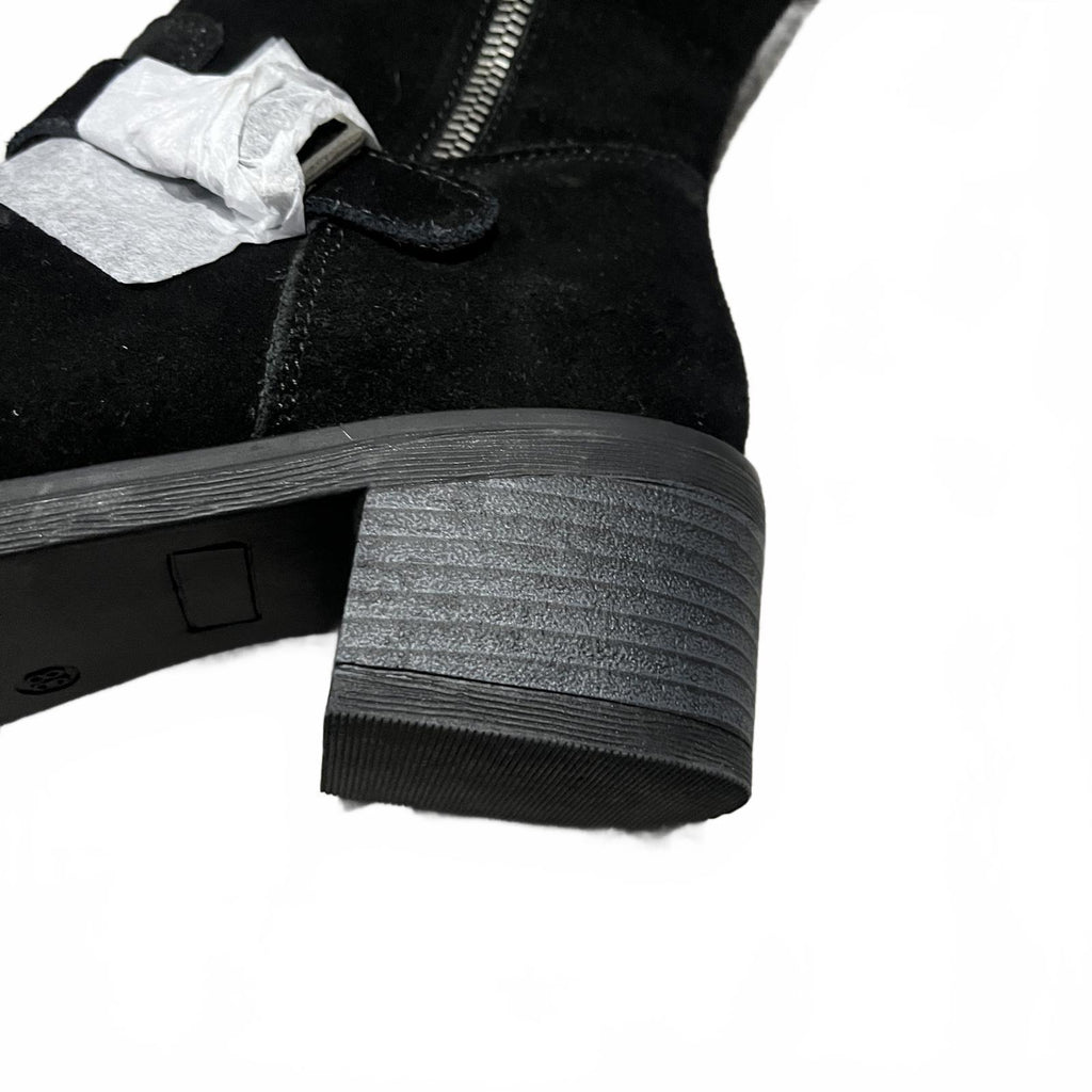 Moda In Pelle 'Senlis' Suede Heeled Boots Black Size UK 5 EU 38 *SK1