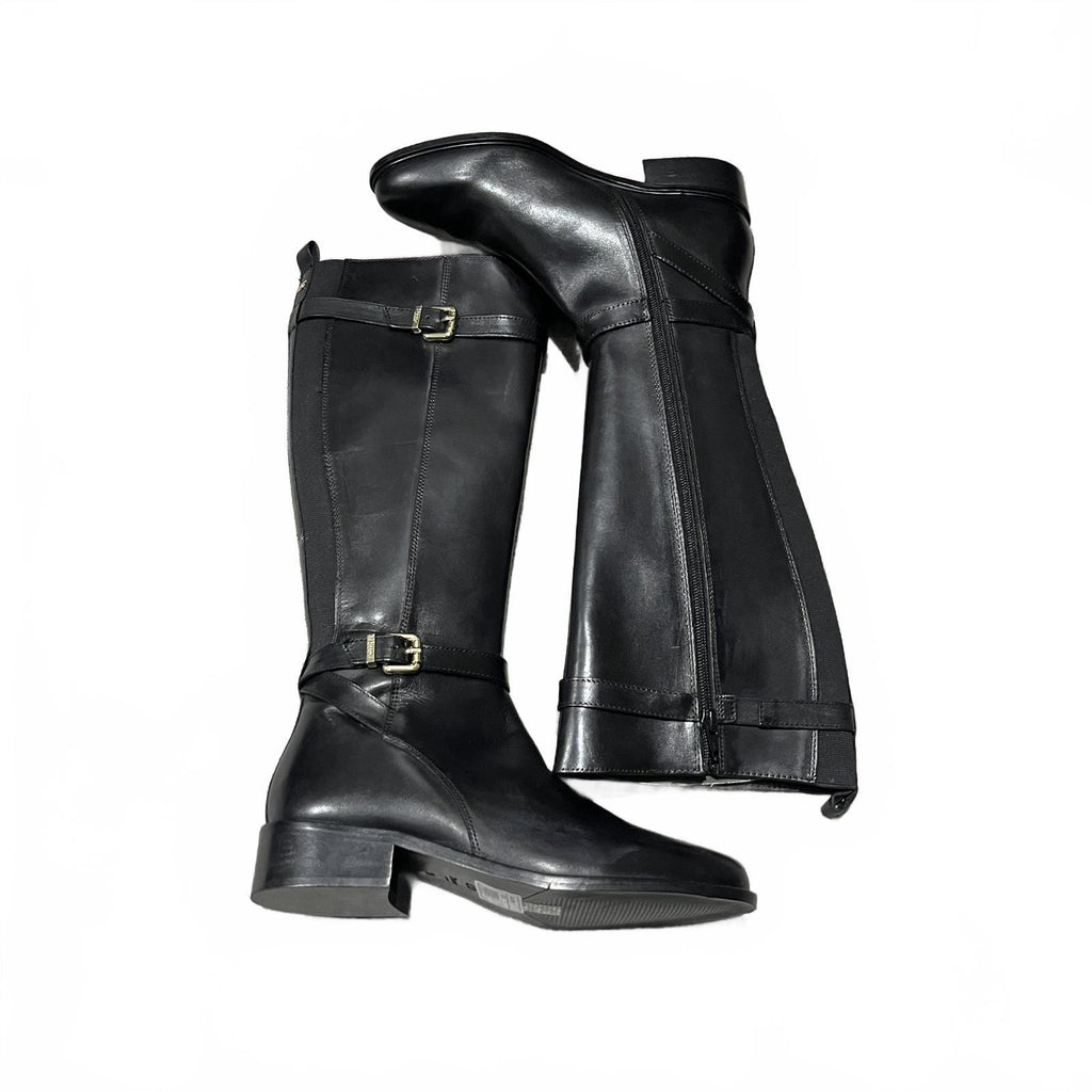 Dune London Tepi Boots Ladies Black Leather Size UK 5 EU 38 *SK1