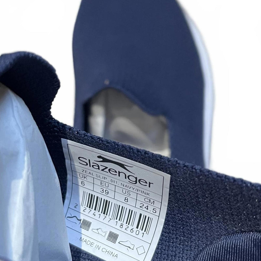 Slazenger Zeal Slip On Shoe Womens Navy Size UK 6 EU 39 *SB5