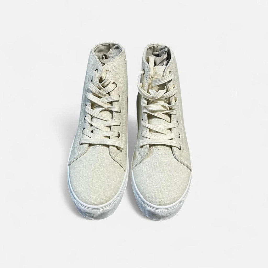 Be You Hi Top Platform Women’s Trainers Ecru Size UK 5 EU 38 REF:SB5