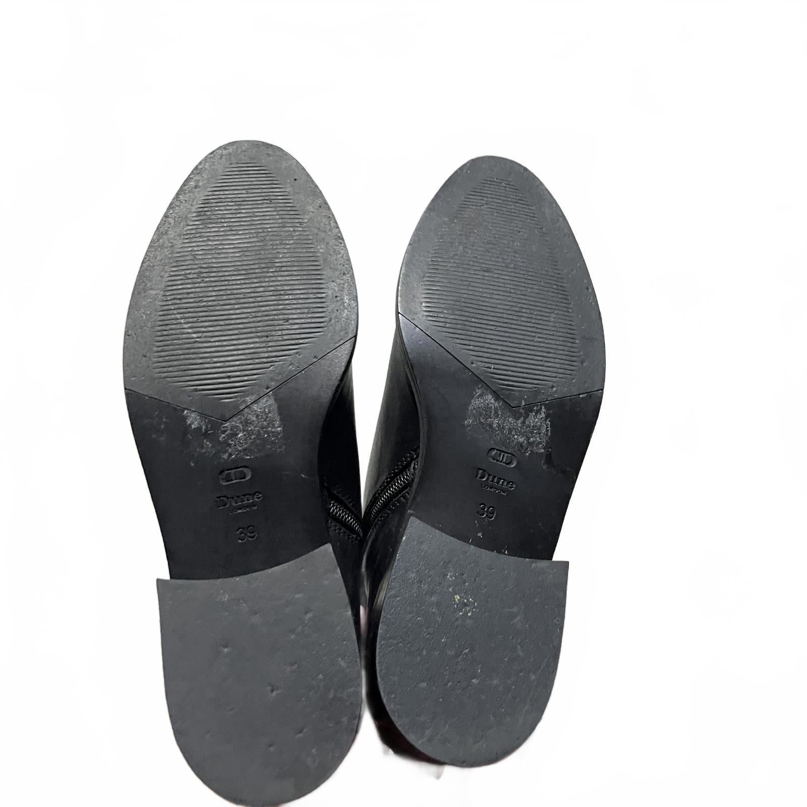 Dune London Pepi Ankle Boots Black Size UK 6 EU 39 *SB