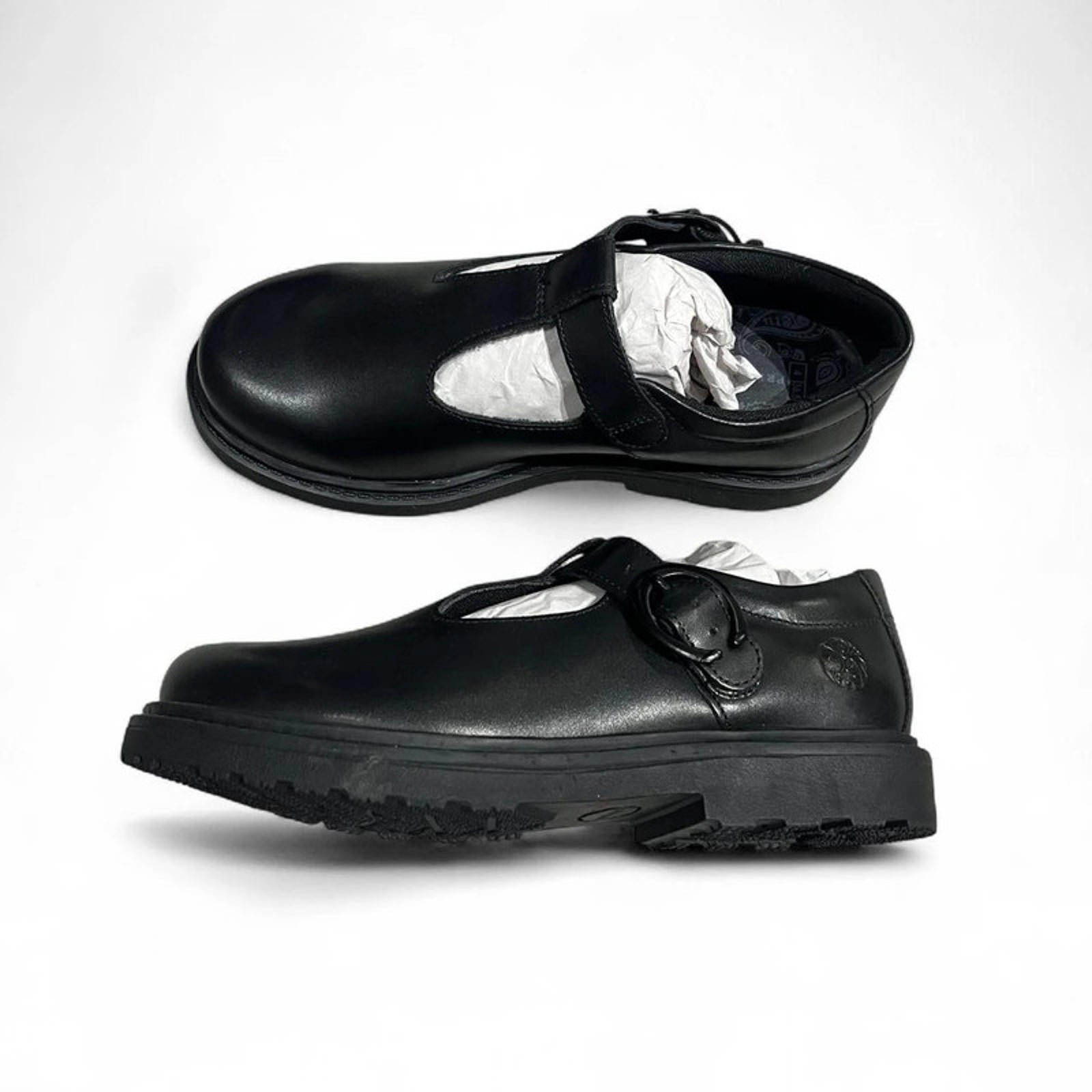 Pretty Green Leah Shoes Black Junior Size UK 4 EU 36.5 *SB11