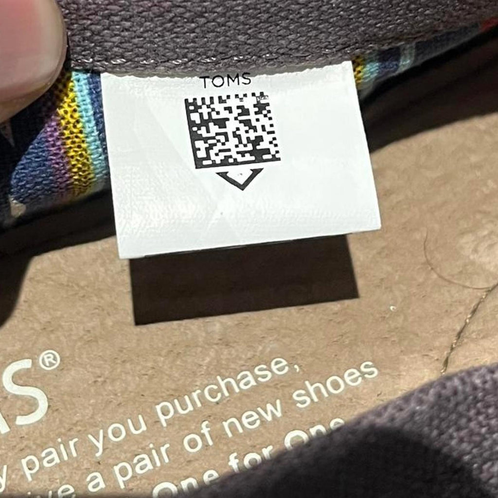 Toms Alpargata Canvas Shoes Womens Grey Size UK 4 EU 36.5 *SB2