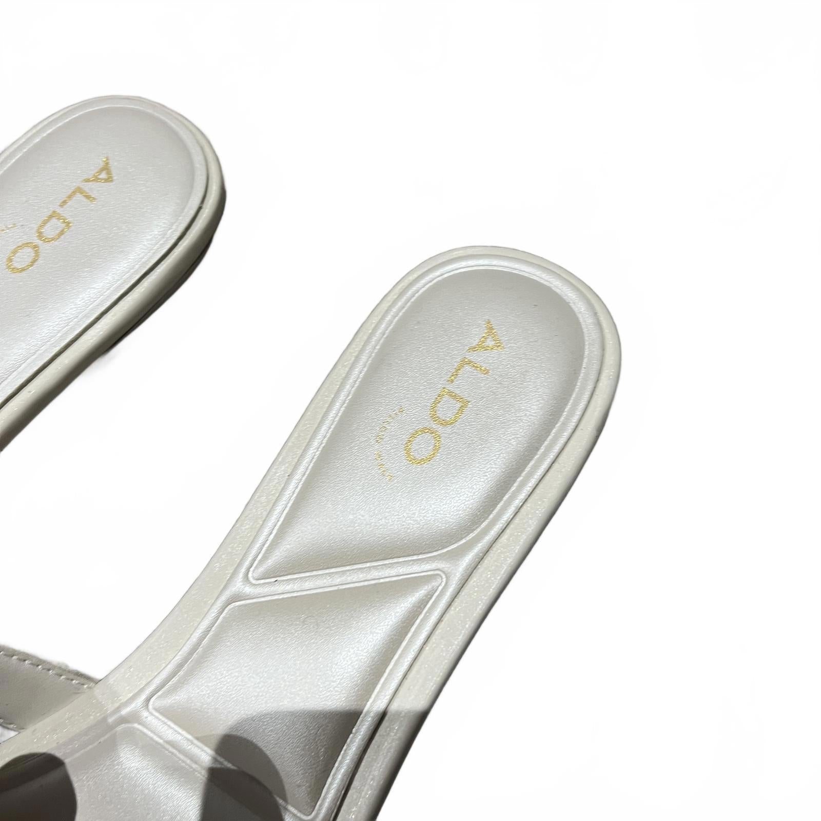 Aldo Lilu Sandals Womens White Cream Size UK 6 EU 39 *FF1