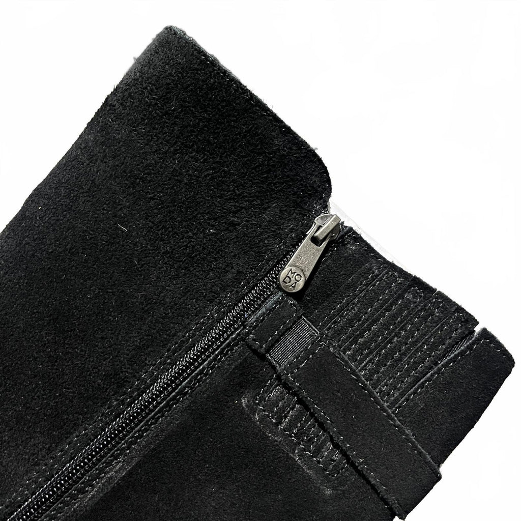 Moda In Pelle 'Senlis' Suede Heeled Boots Black Size UK 5 EU 38 *SK1