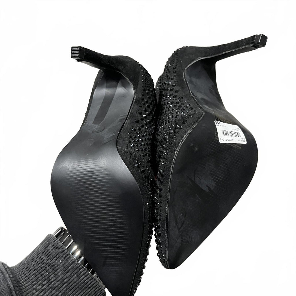 Moda in Pelle Zayni Heeled Boot Jewlled Black Size UK 4 EU 37 *SB12