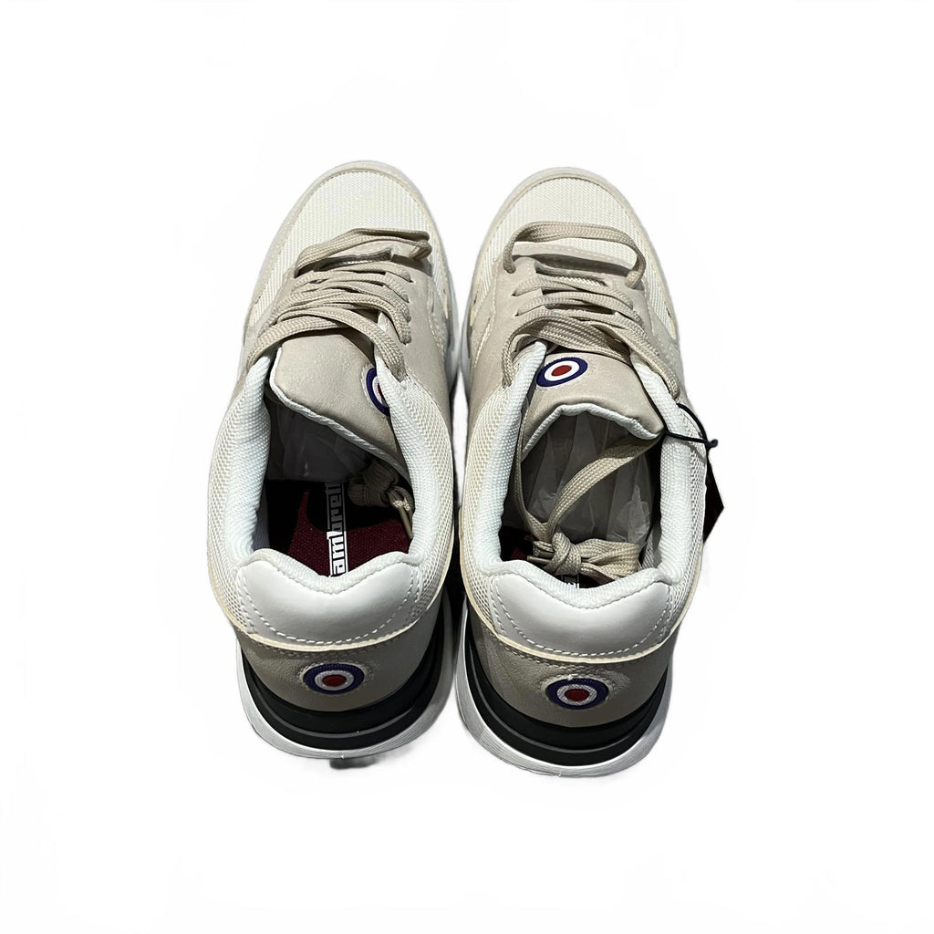 Lambretta Echo Court Trainers Mens Beige Size UK 8 EU 42 *SB4