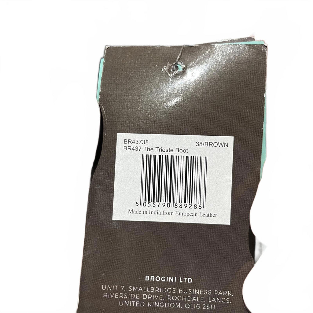 Brogini 437 Trieste Paddock Boots Brown Size UK 5 EU 38 *SB11